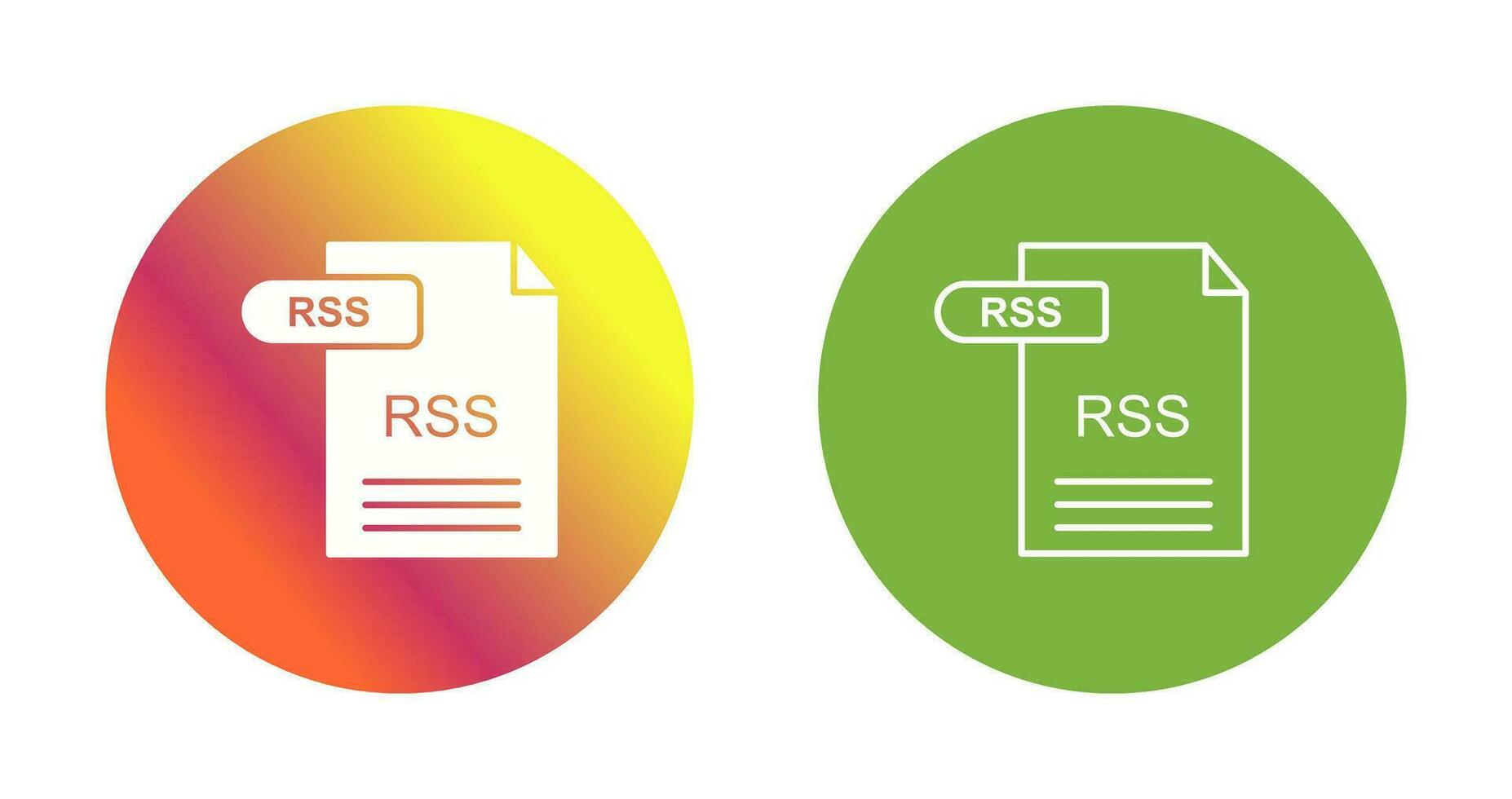 icono de vector de rss