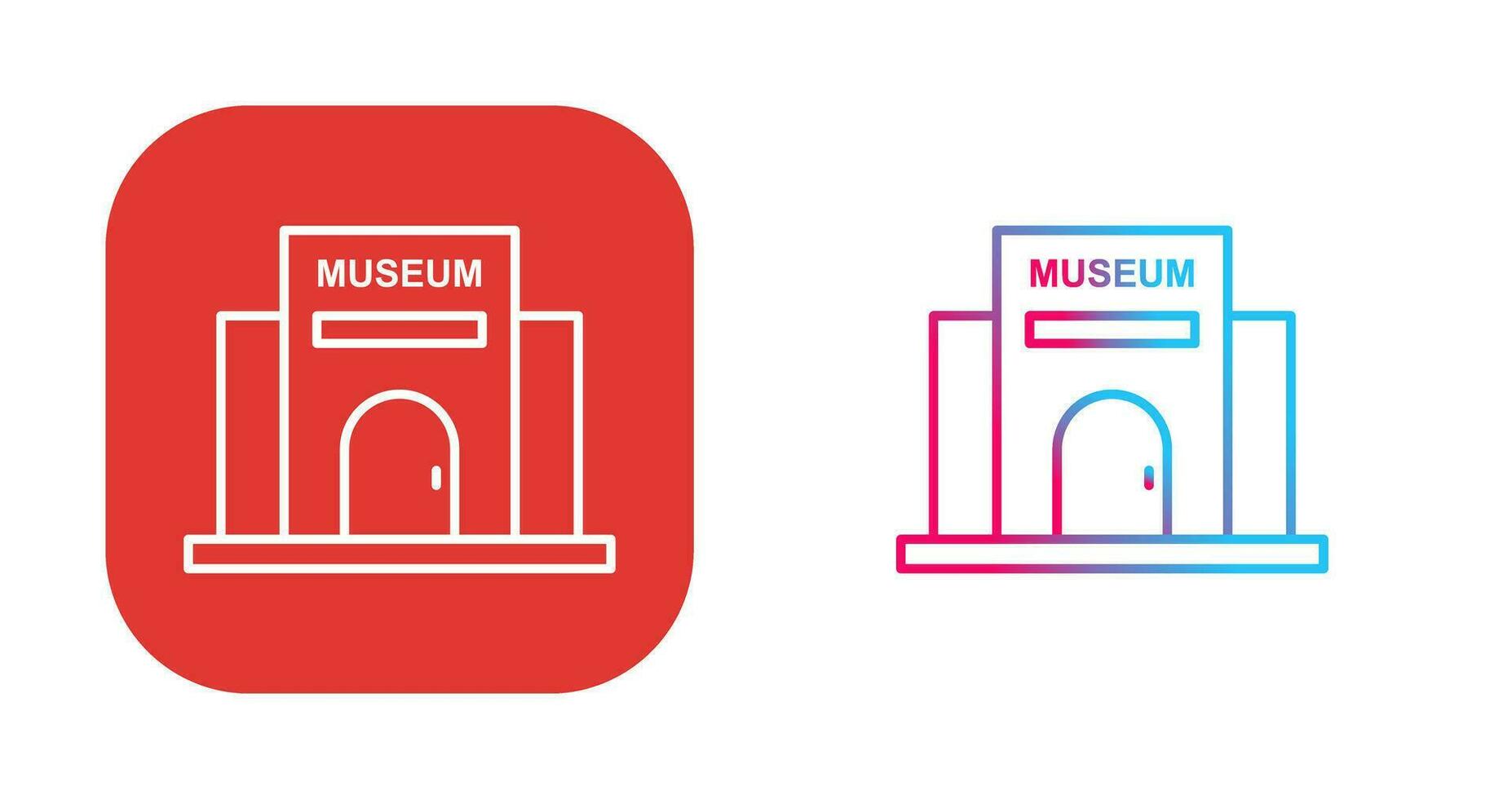 Museum Building Vector Icon