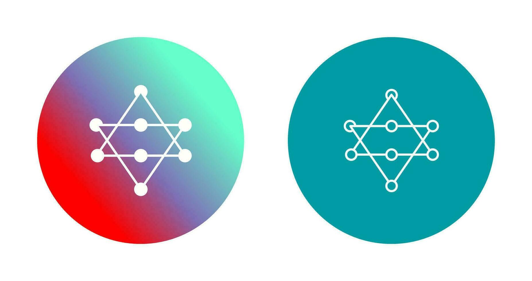 Unique Networks Vector Icon