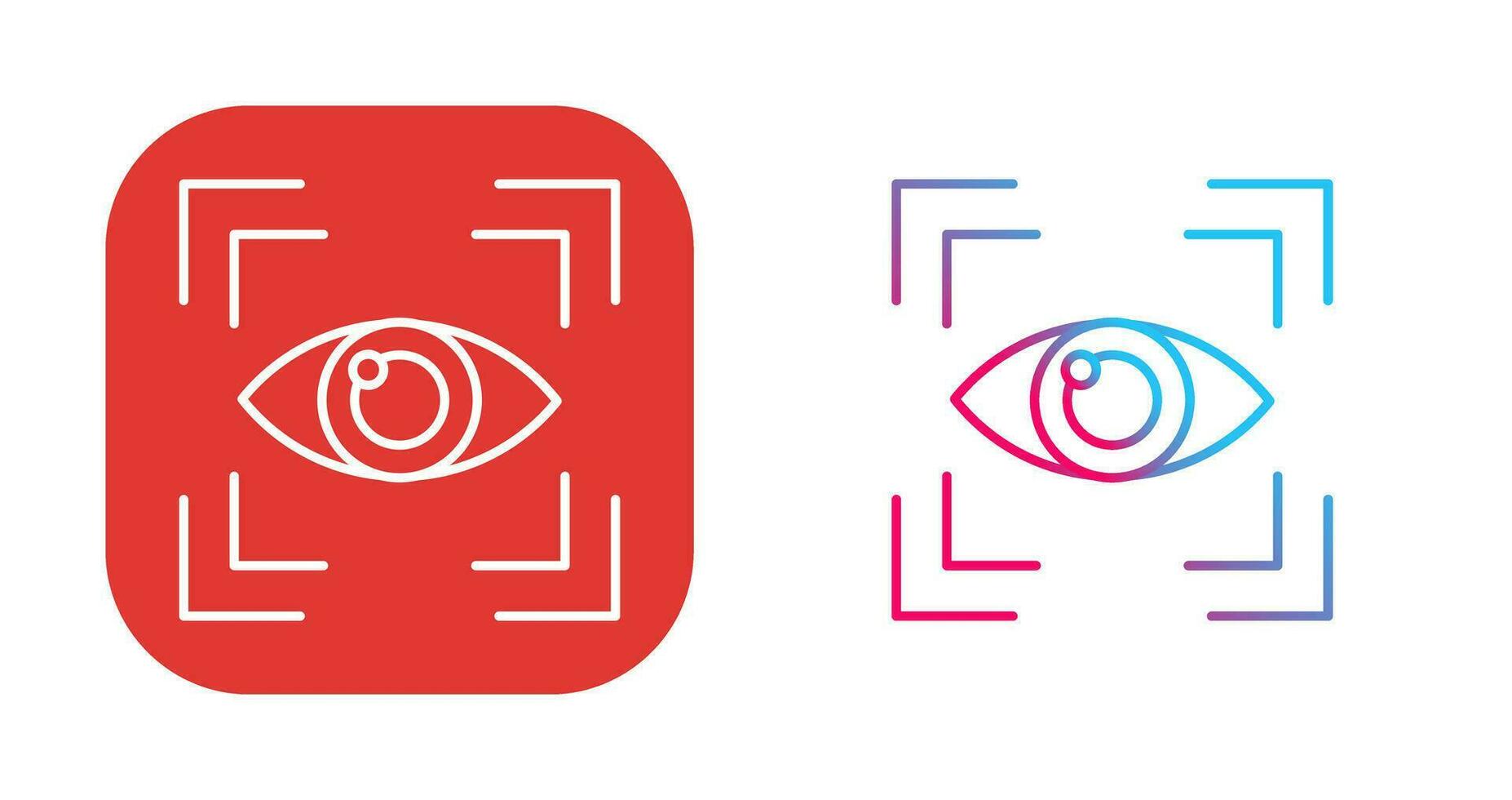 Eye Scan Vector Icon