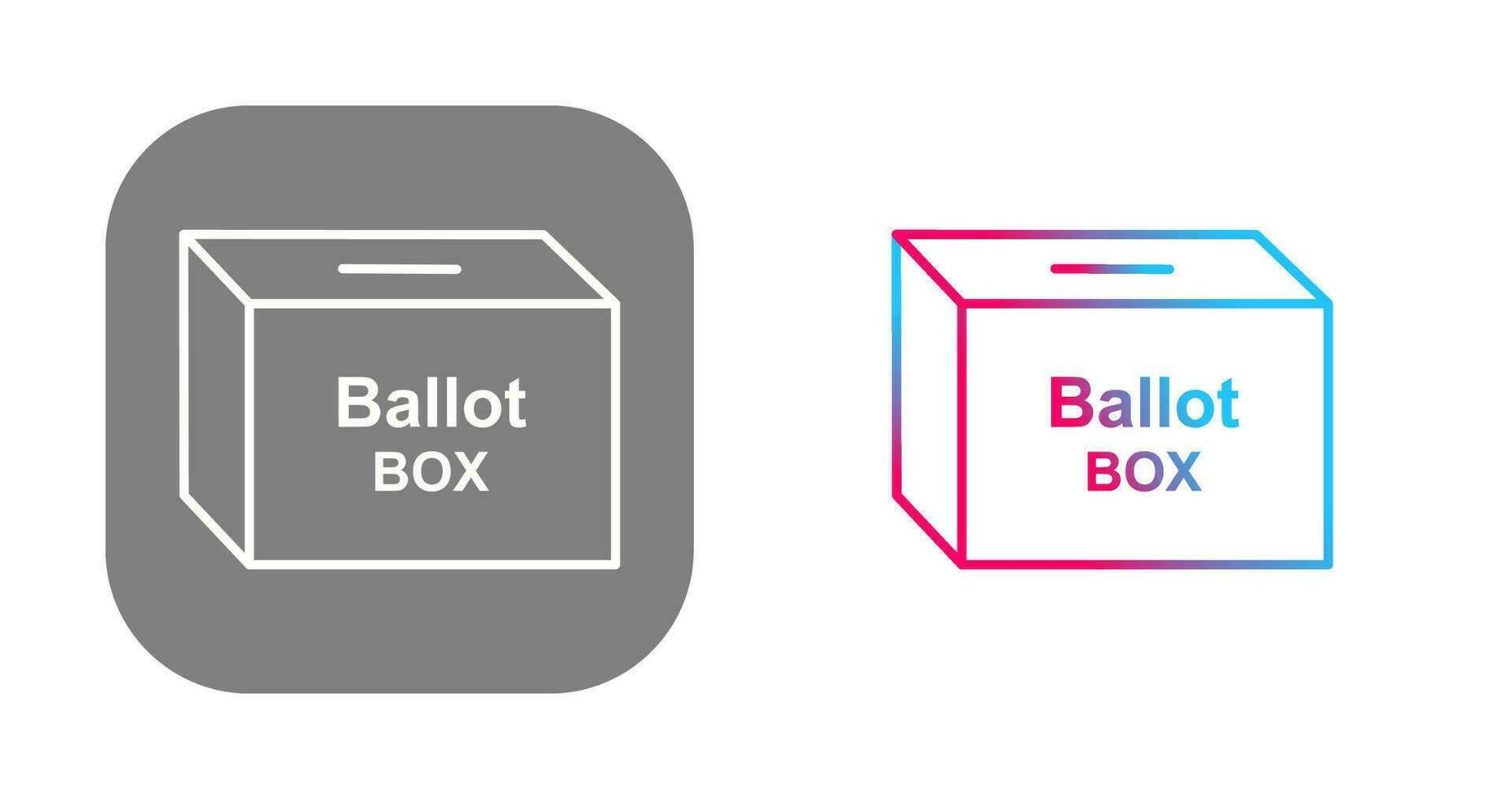 Ballot Box Vector Icon