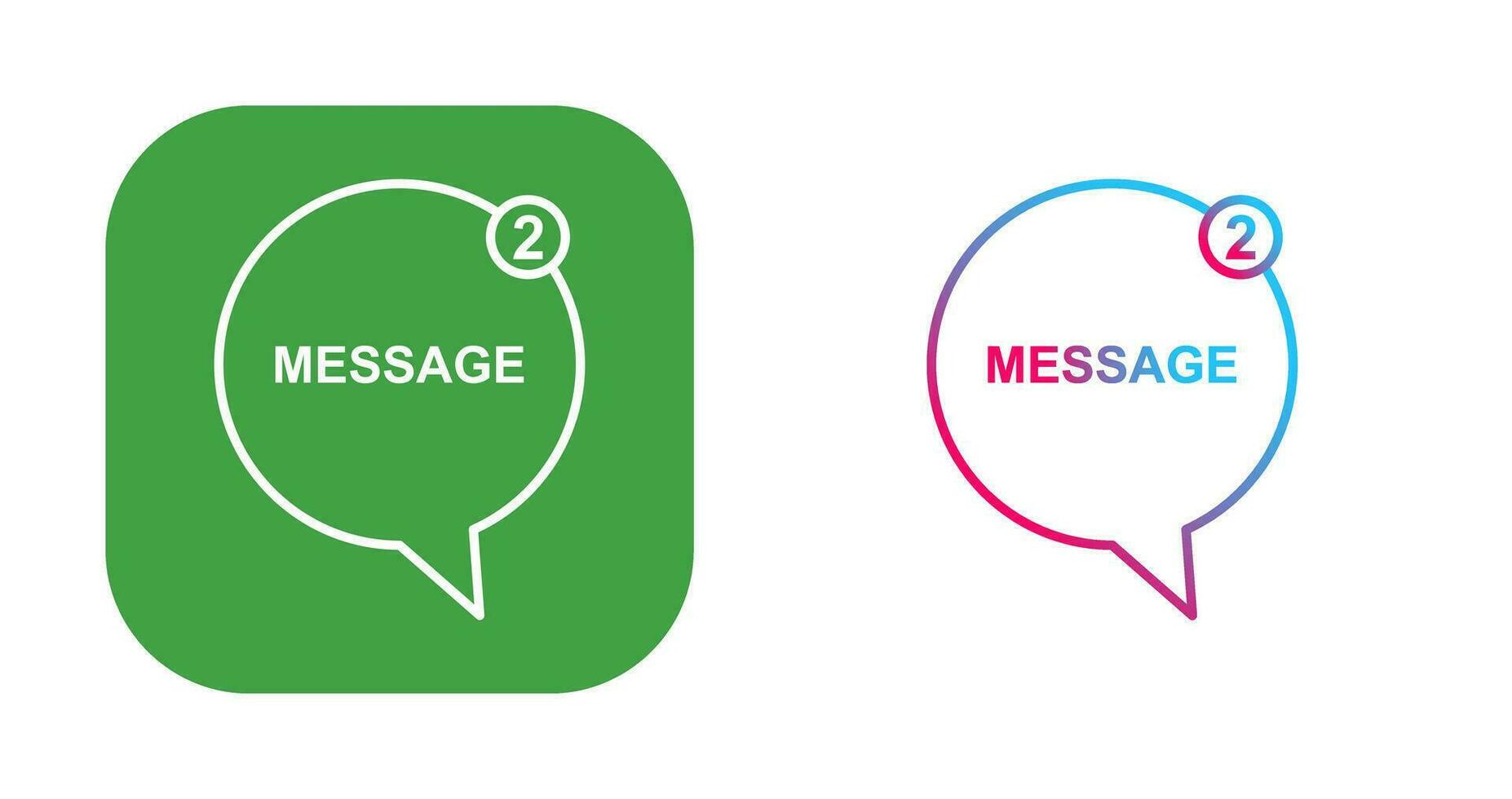 Message Bubbles Vector Icon