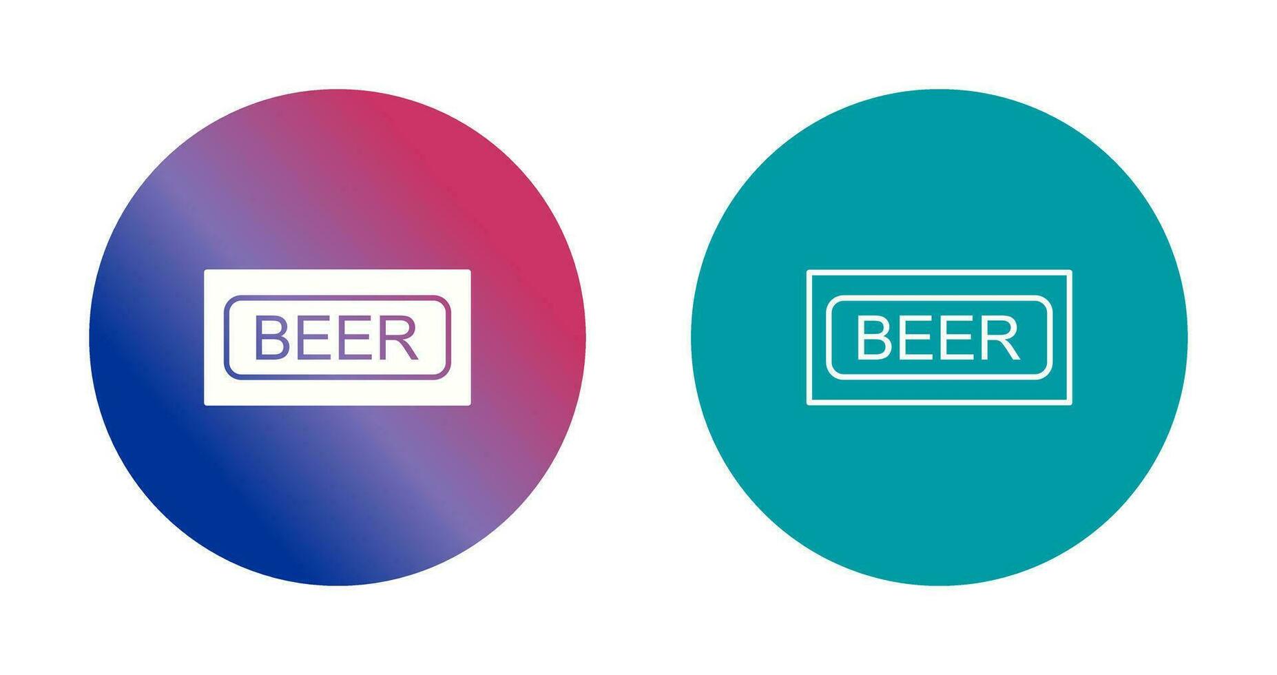 Beer Sign Vector Icon