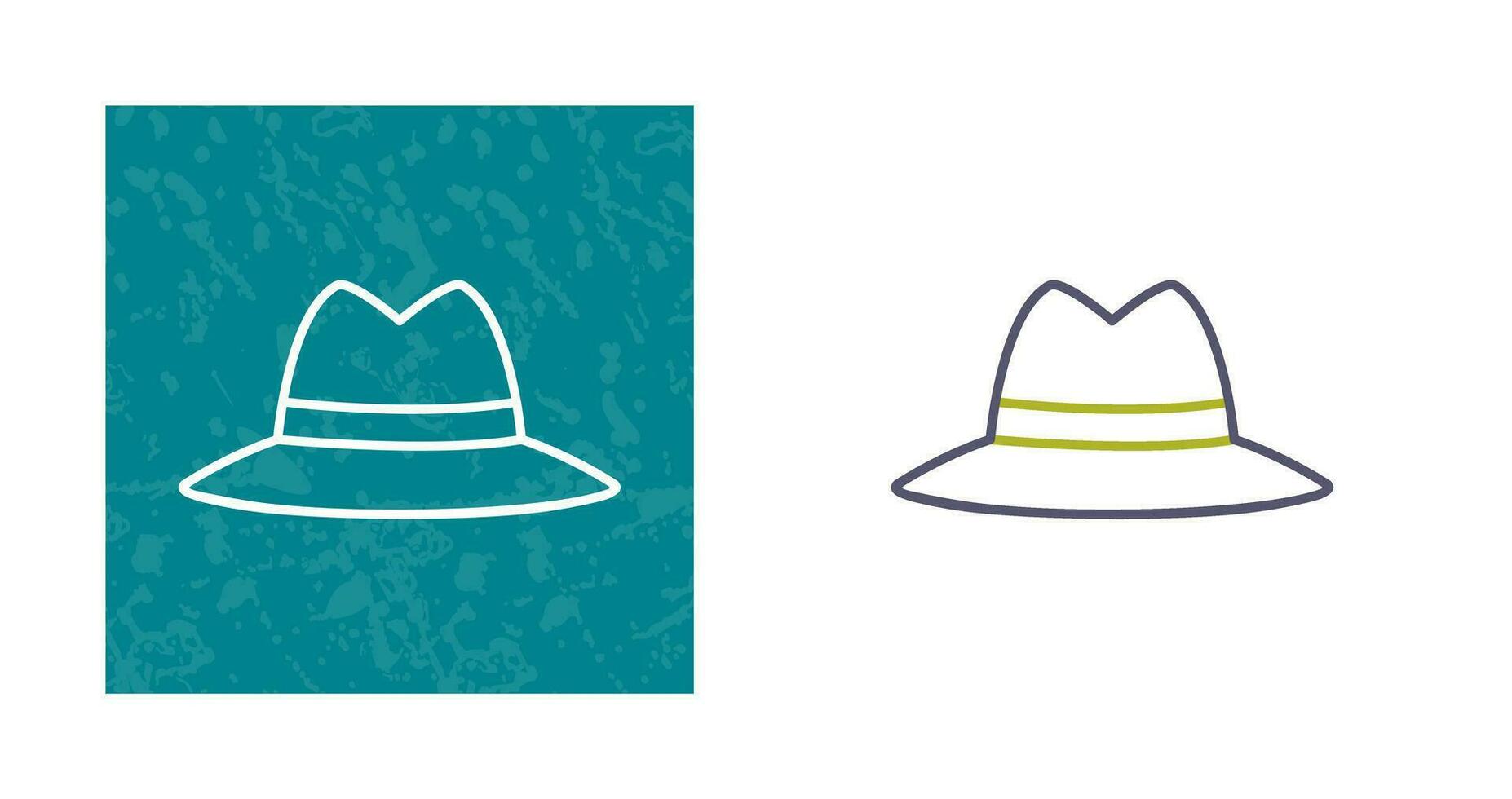 icono de vector de sombrero