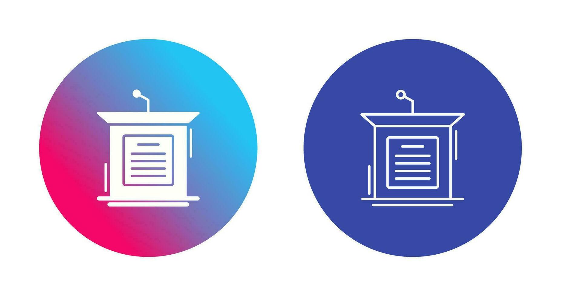 Podium Vector Icon