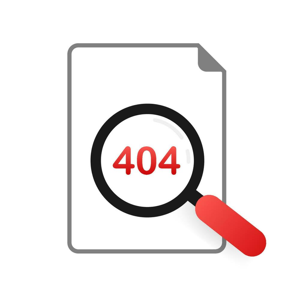 403 error page not found isolated in white background. Vector illustration