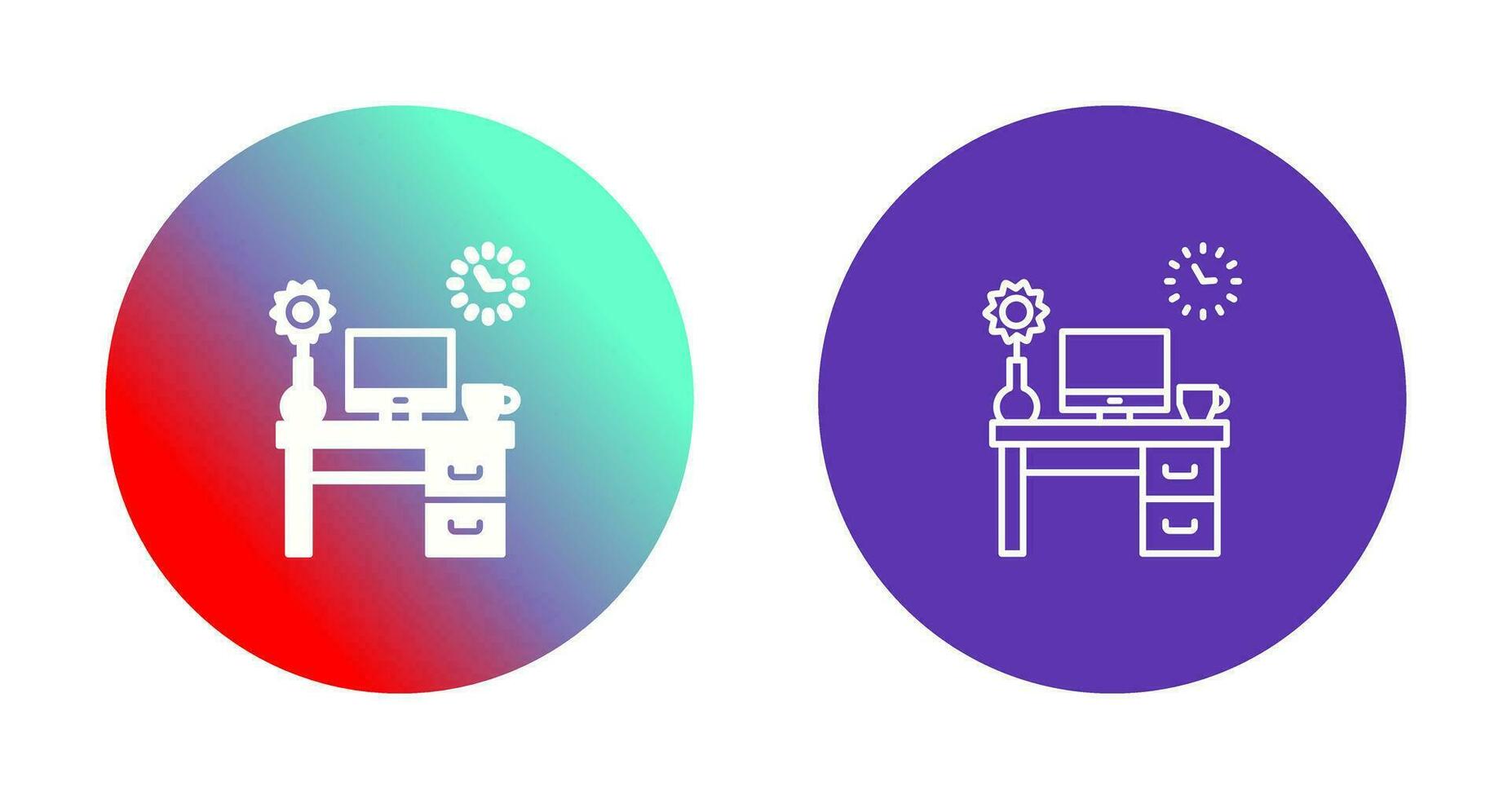 Work Table Vector Icon