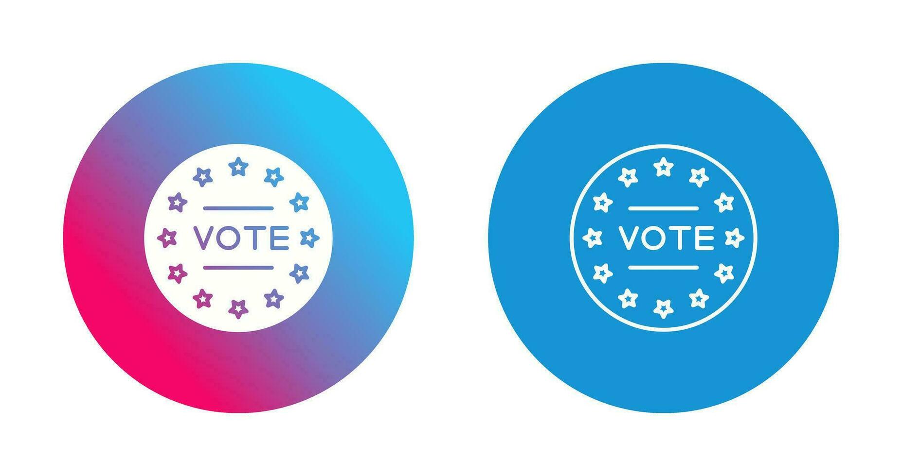 icono de vector de voto