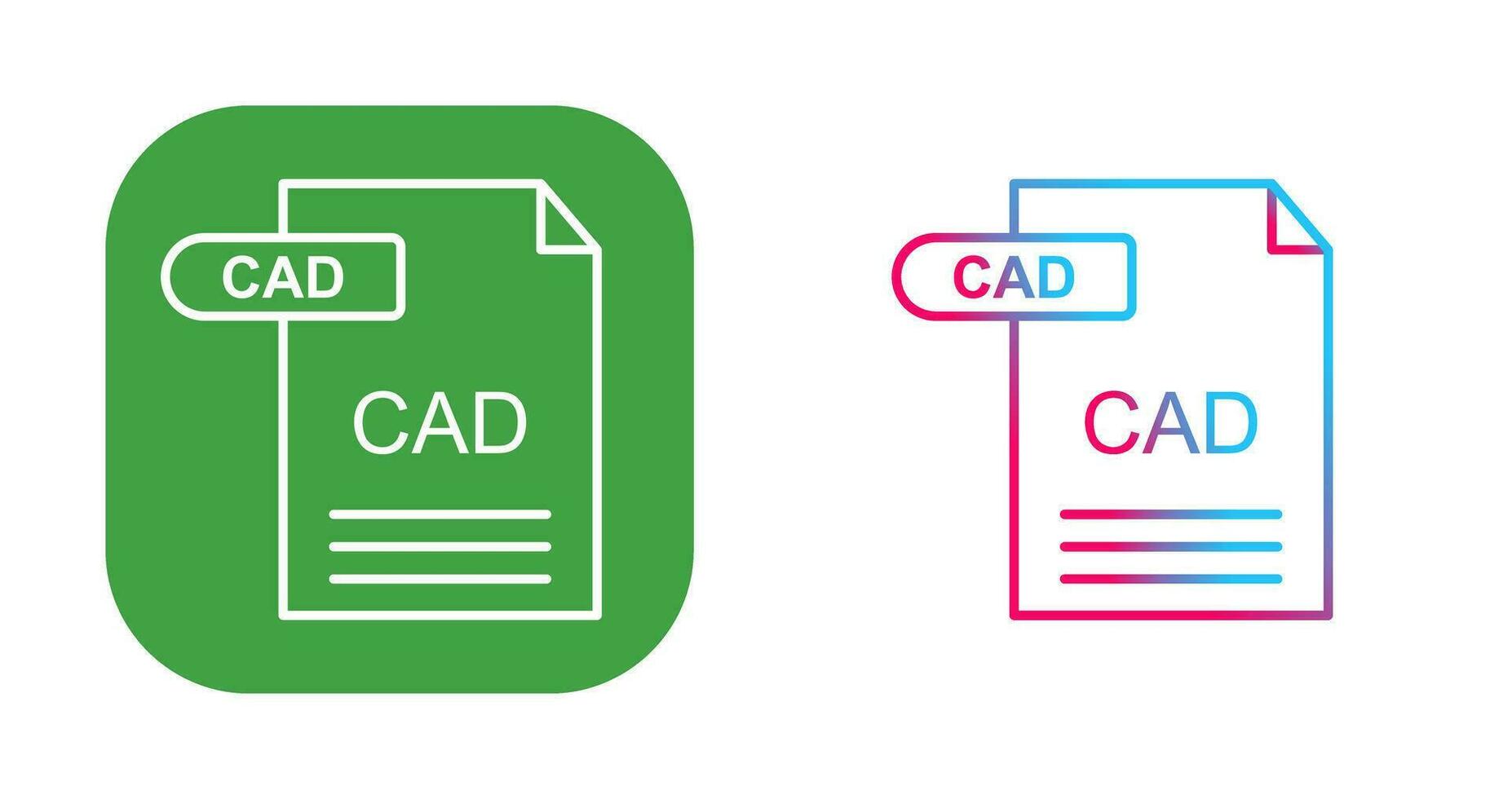 icono de vector de cad