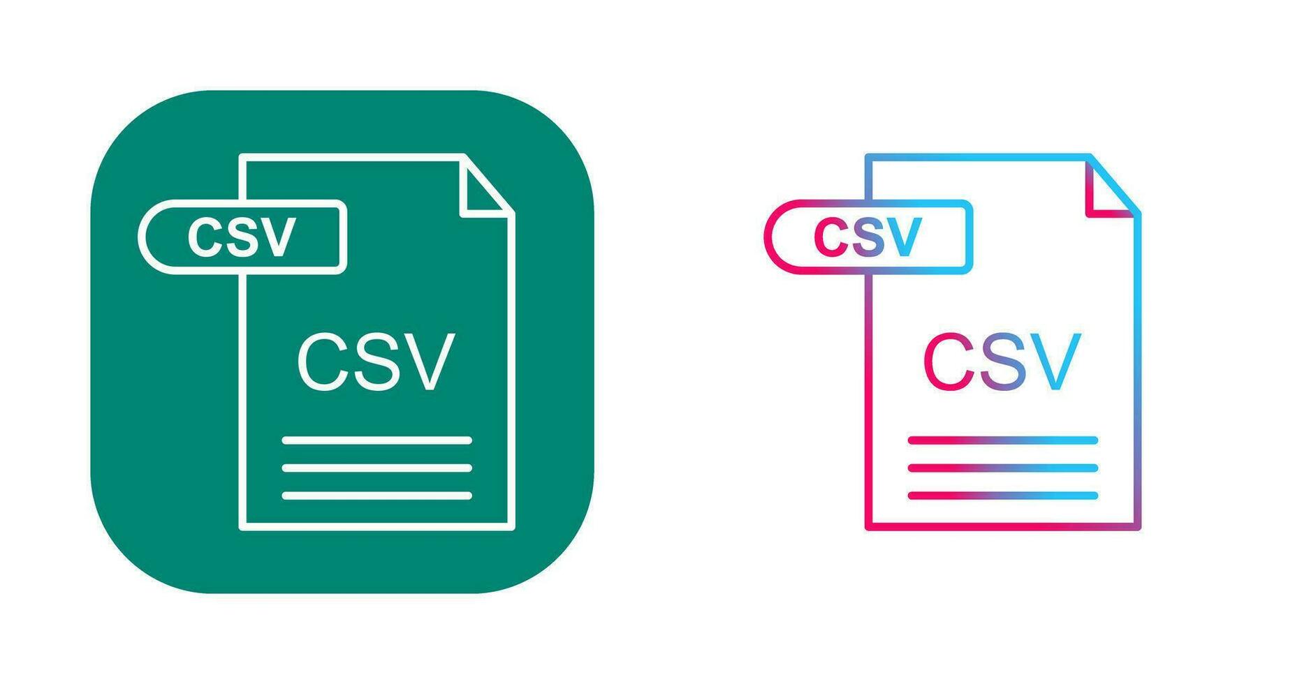 CSV Vector Icon