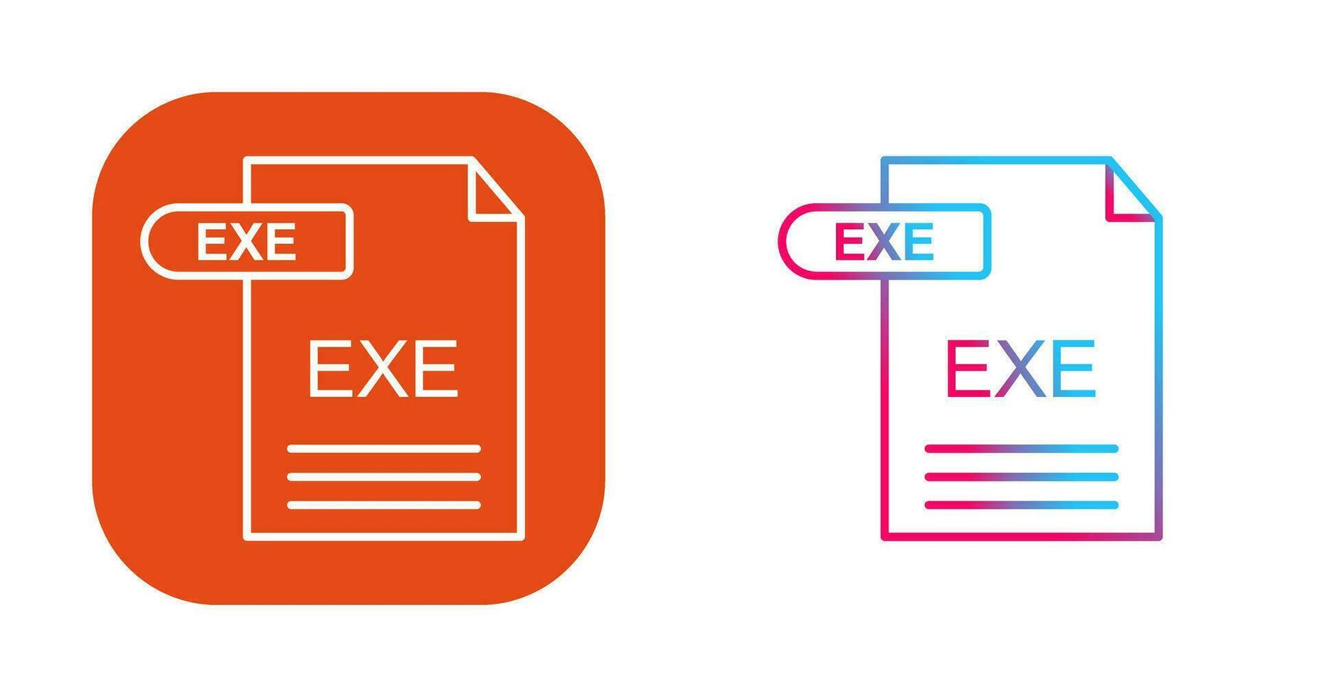 EXE Vector Icon