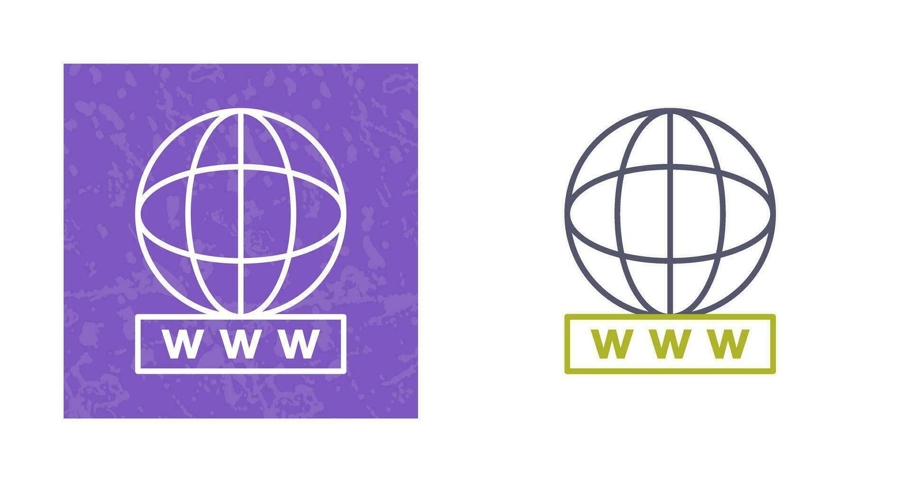 Unique World Wide Web Vector Icon