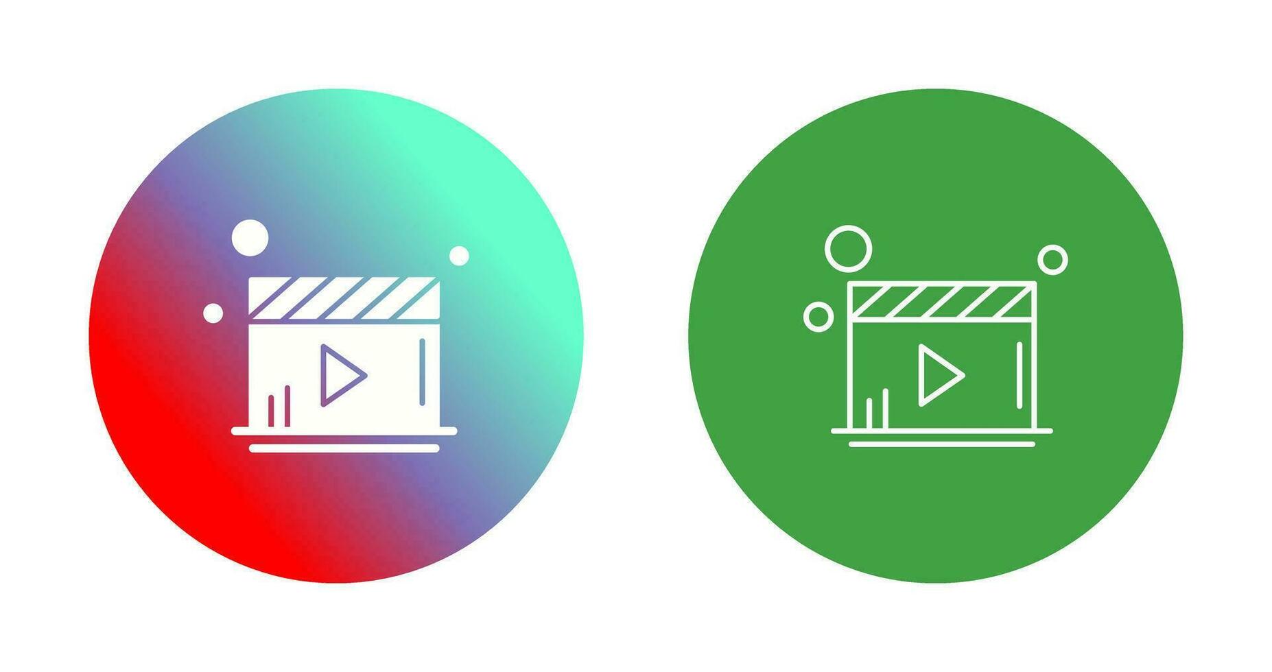 Video Player Vector Icon