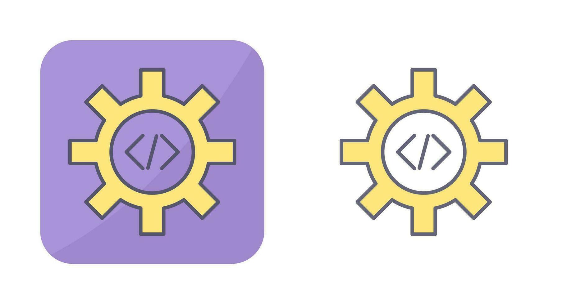Unique Code Optimization Vector Icon