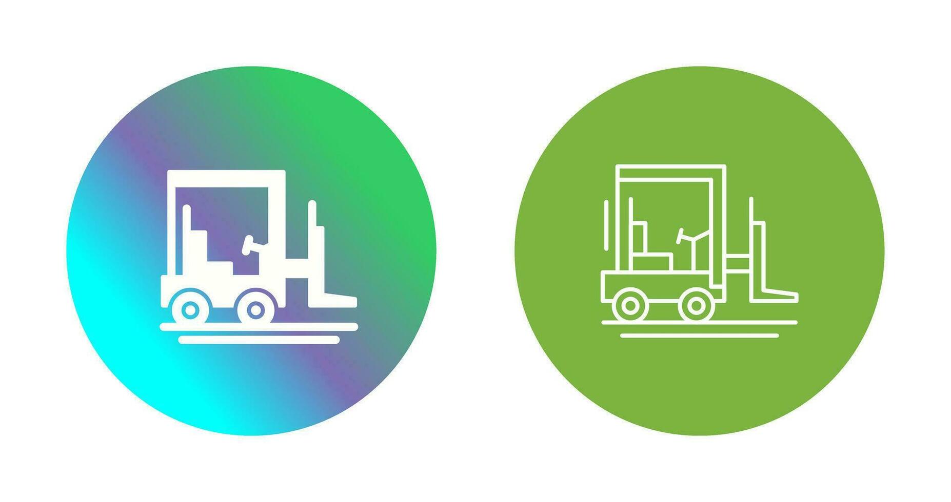 Forklift Vector Icon