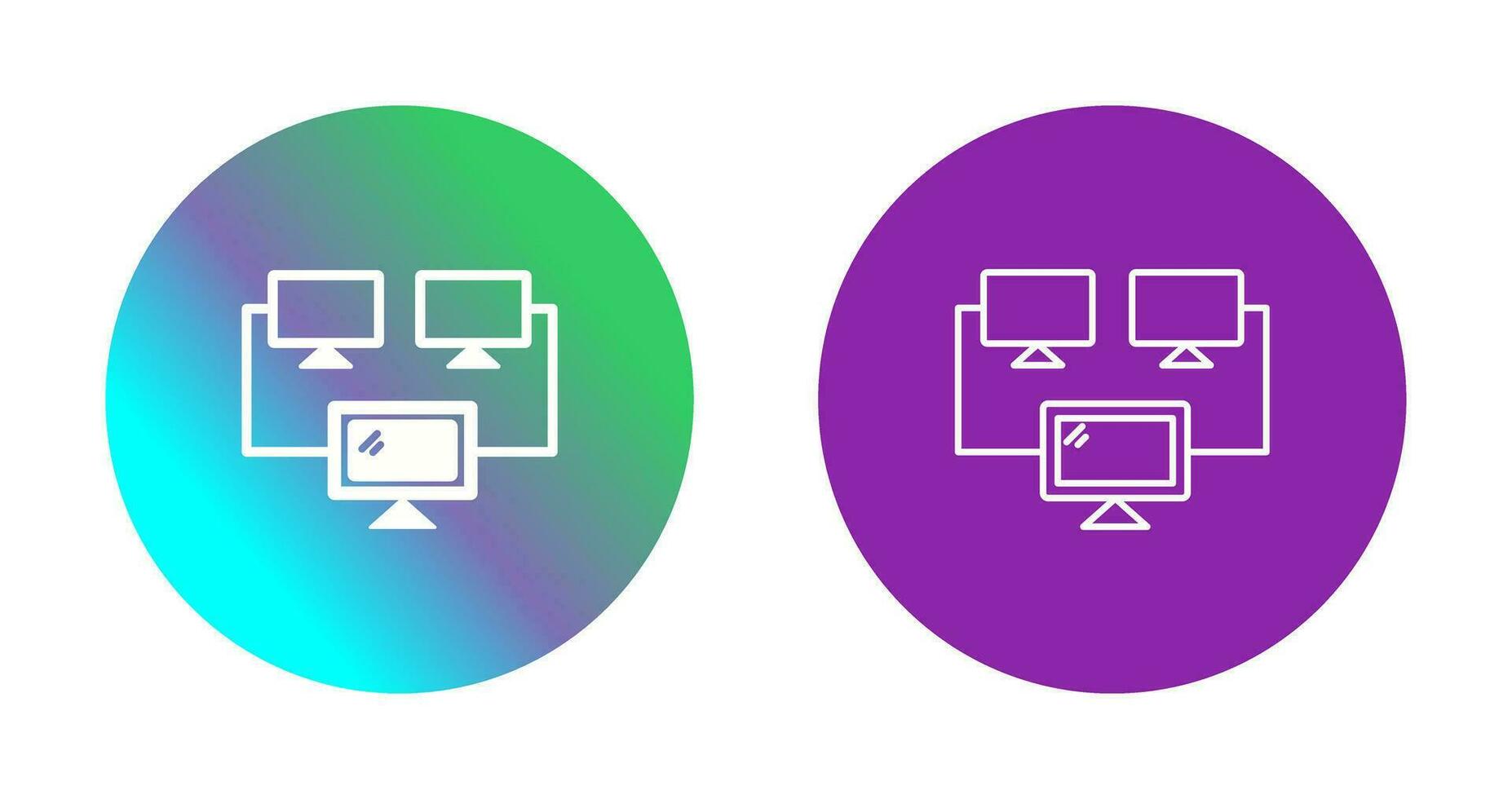 Connected Systems Vector Icon