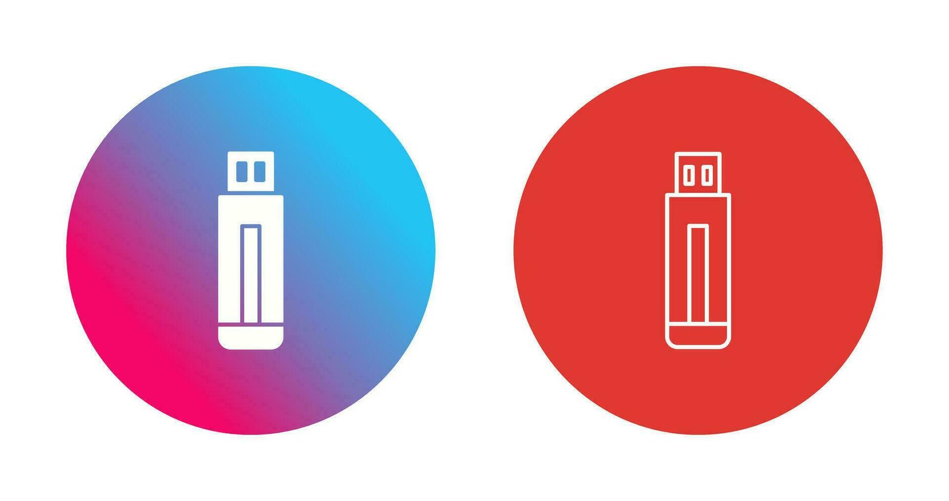 USB Drive Vector Icon