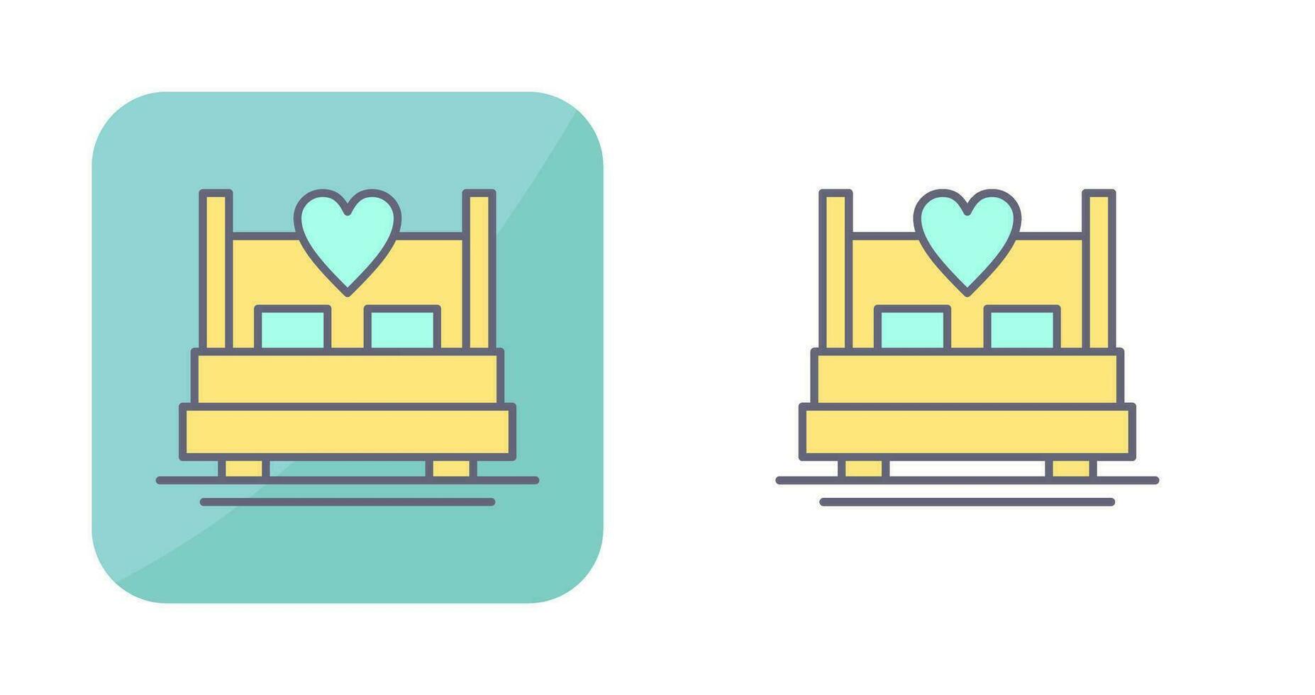 Double Bed Vector Icon