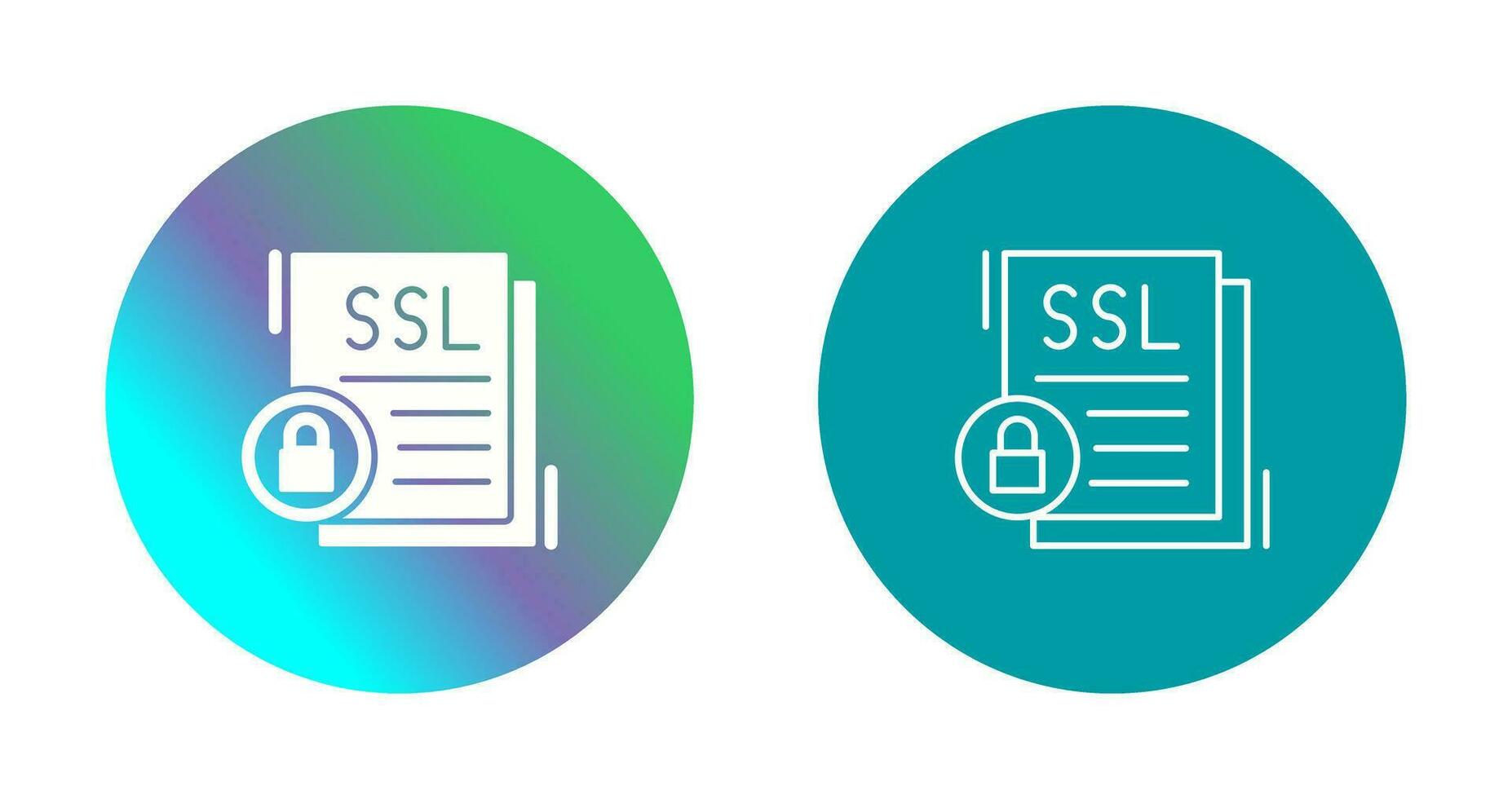 icono de vector de ssl