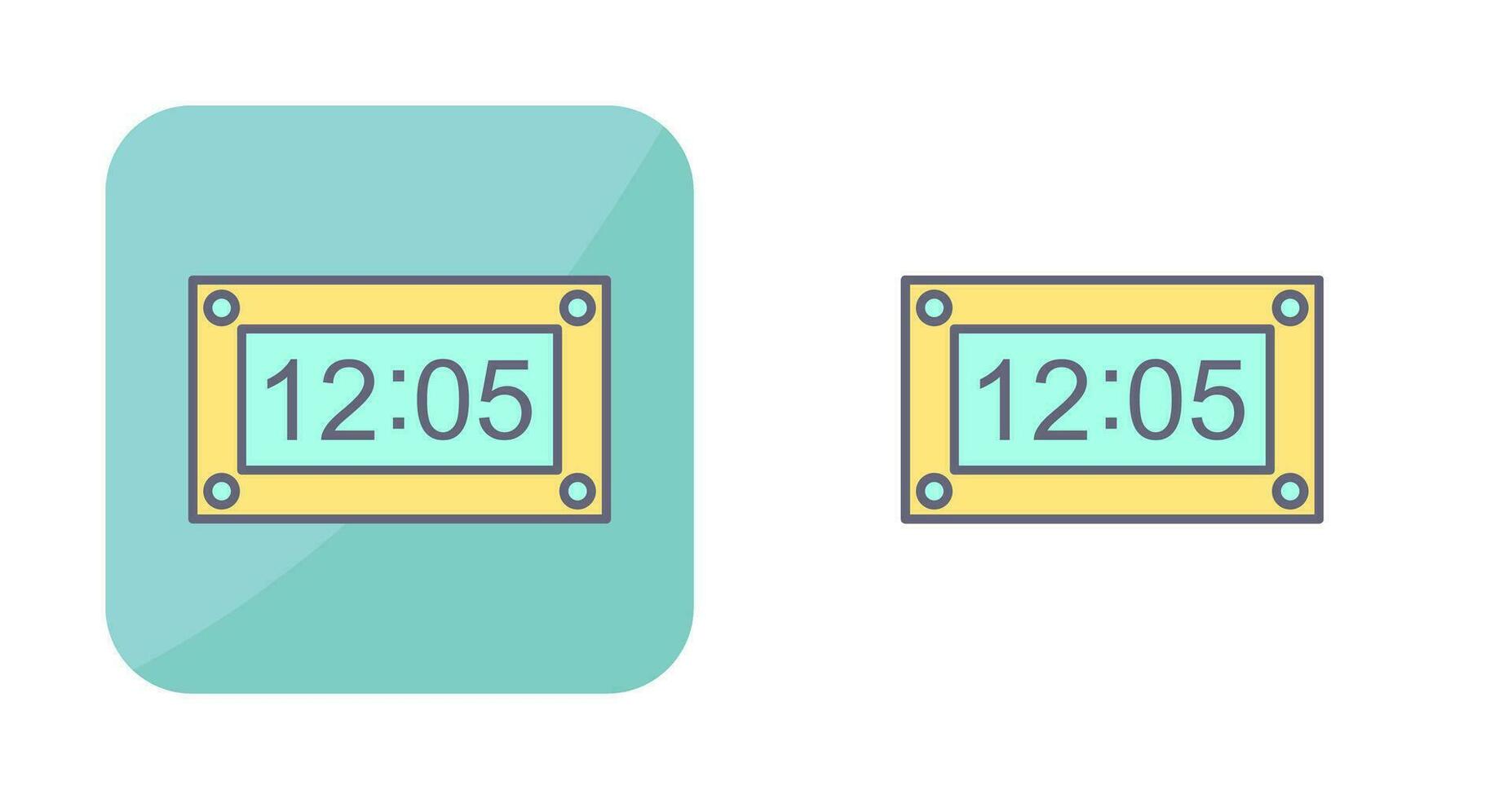 Unique Timer Vector Icon