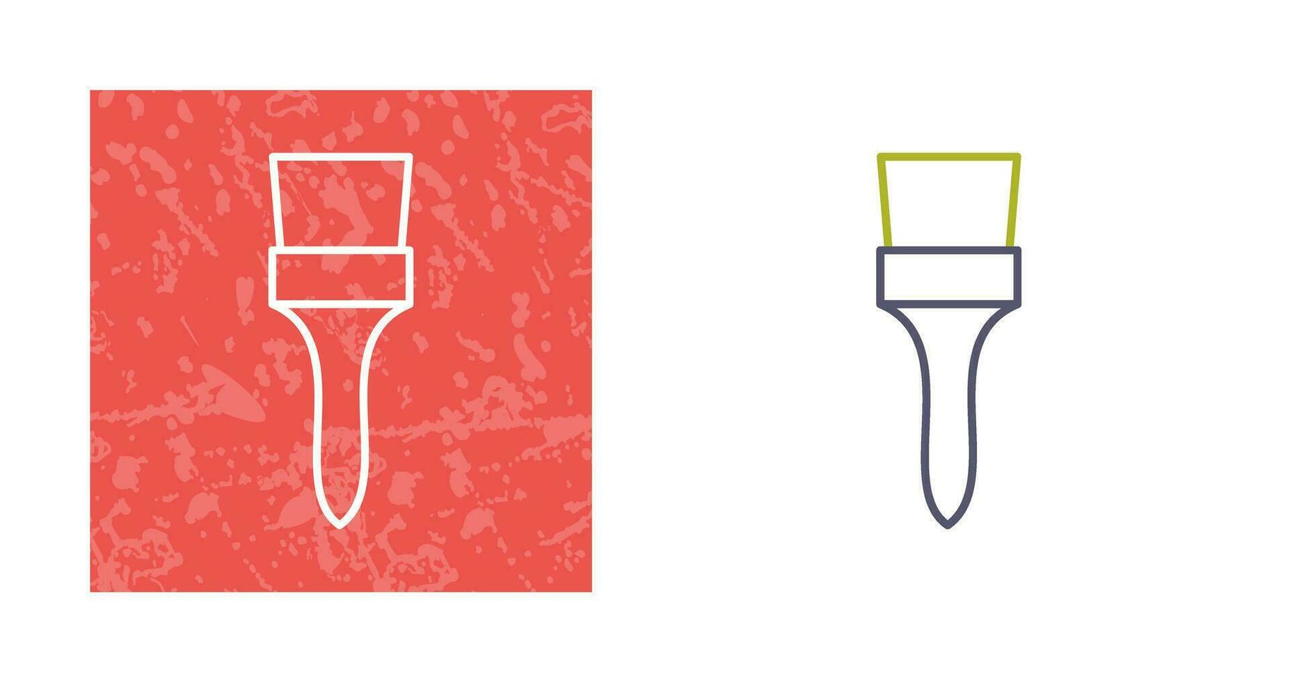 Unique Brush Vector Icon