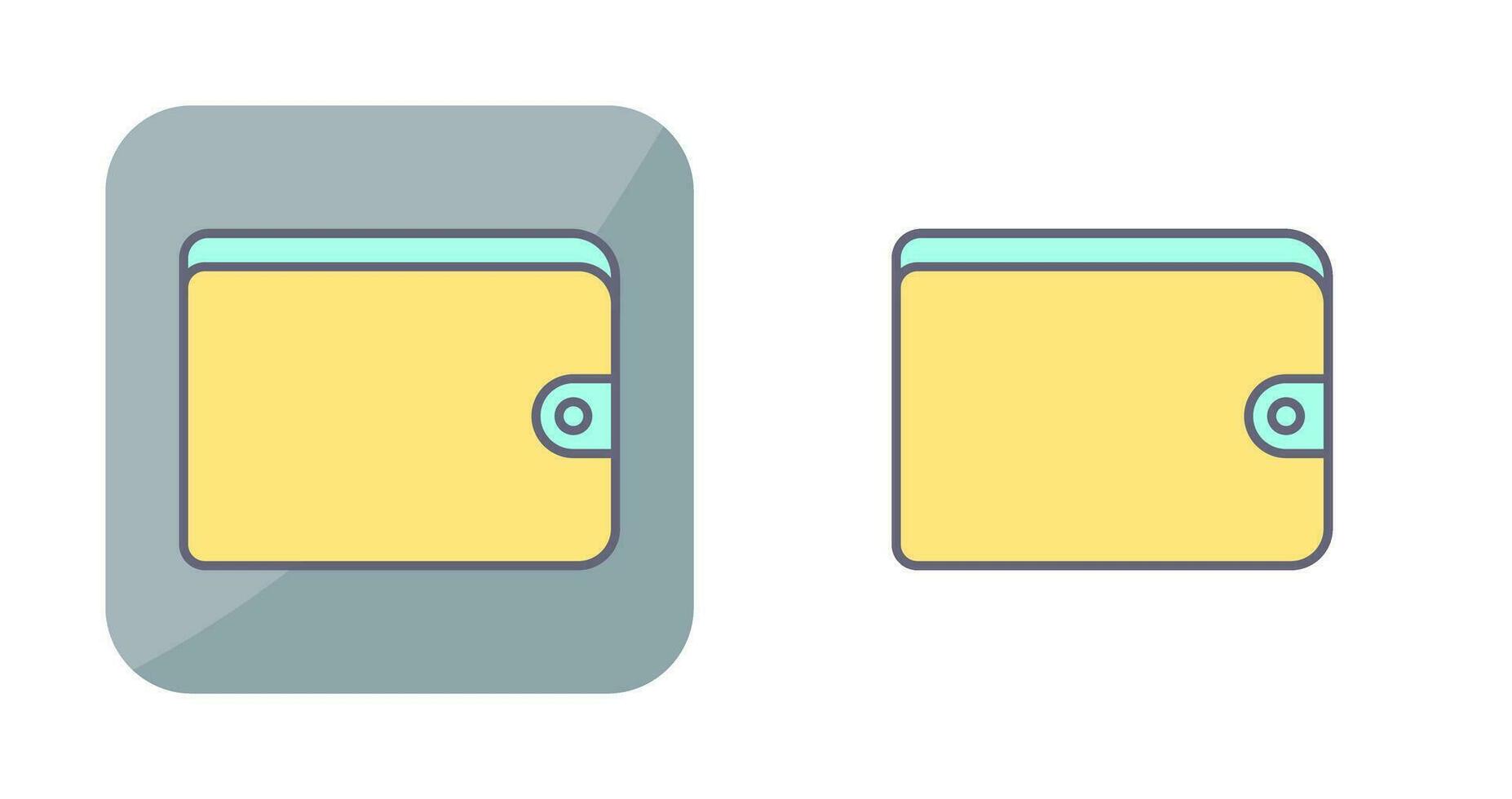Unique Wallet Vector Icon
