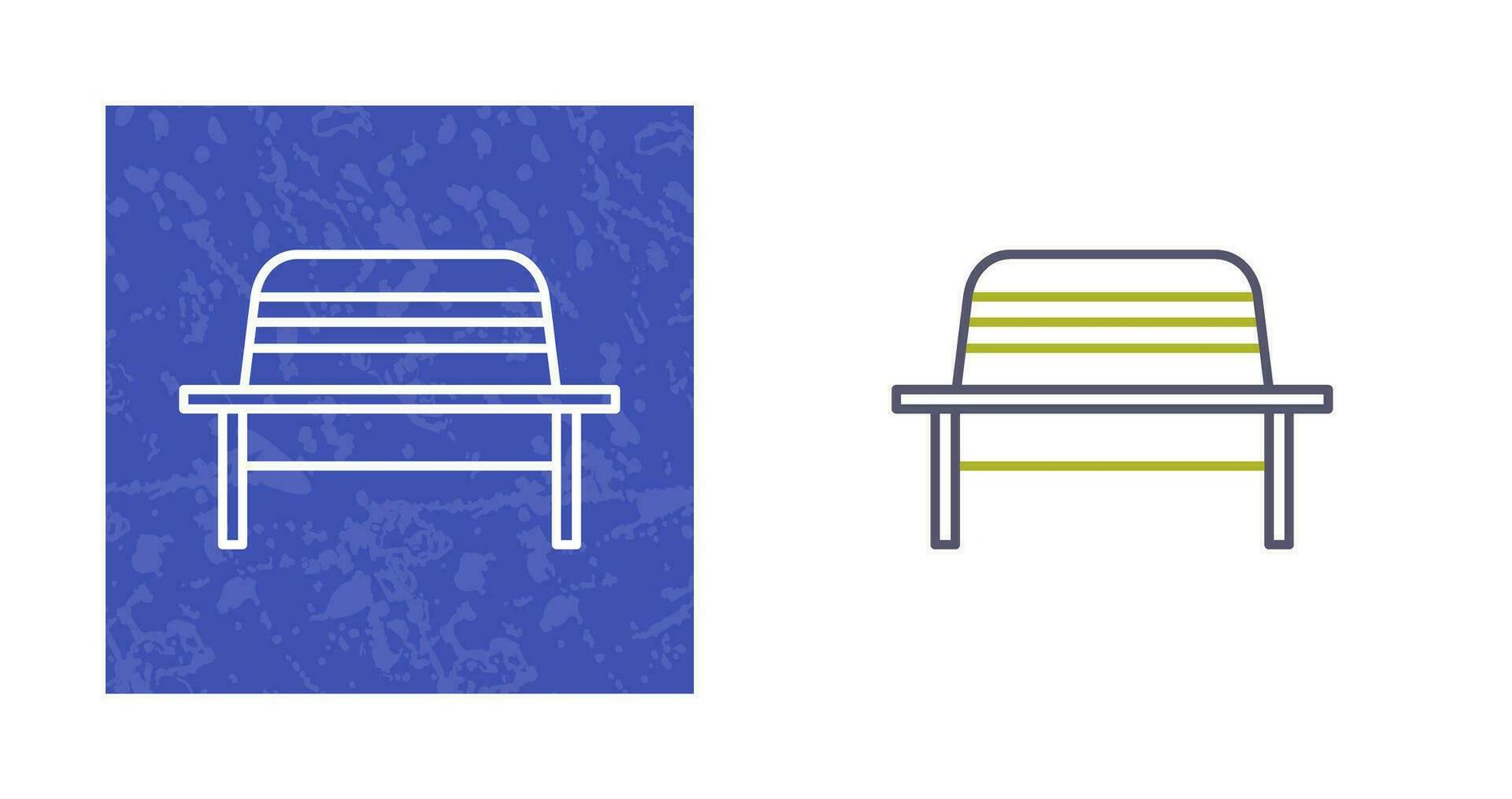 Garden Bench Vector Icon