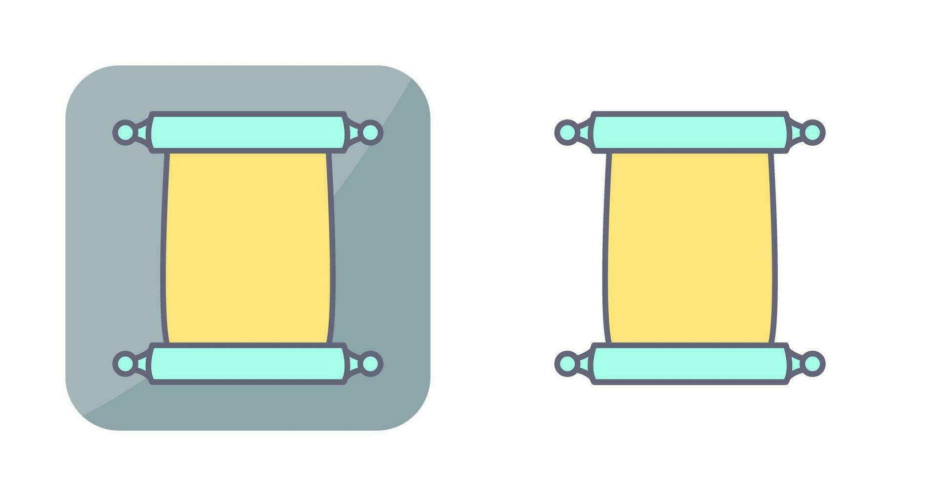 Scroll of Paper Vector Icon