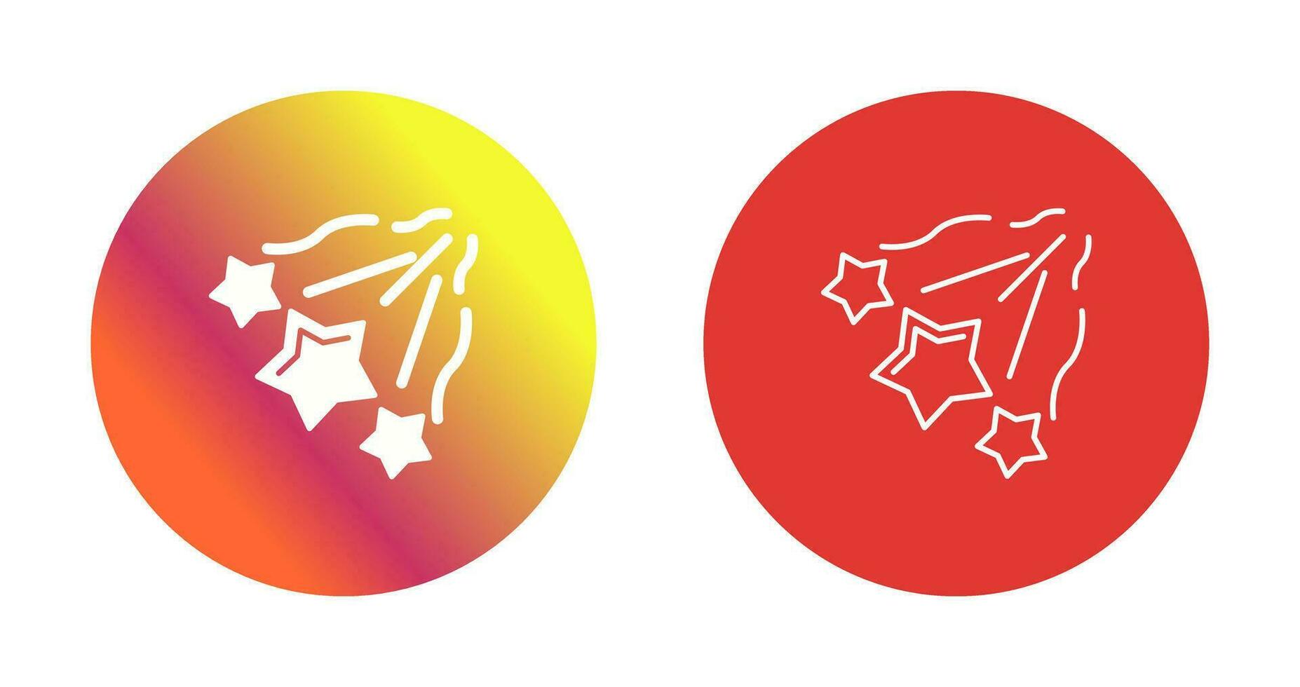 Falling Stars Vector Icon