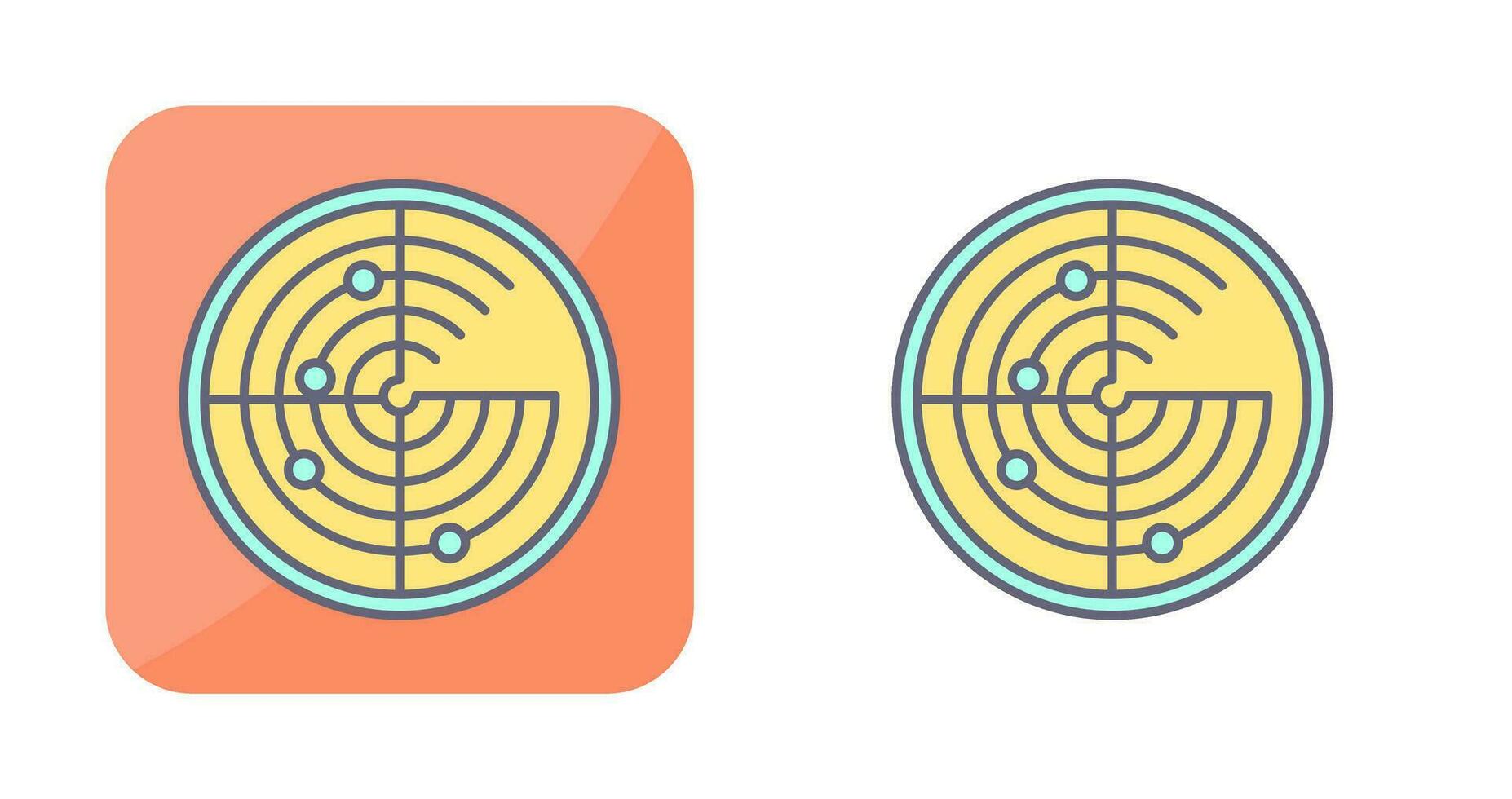 Radar Vector Icon