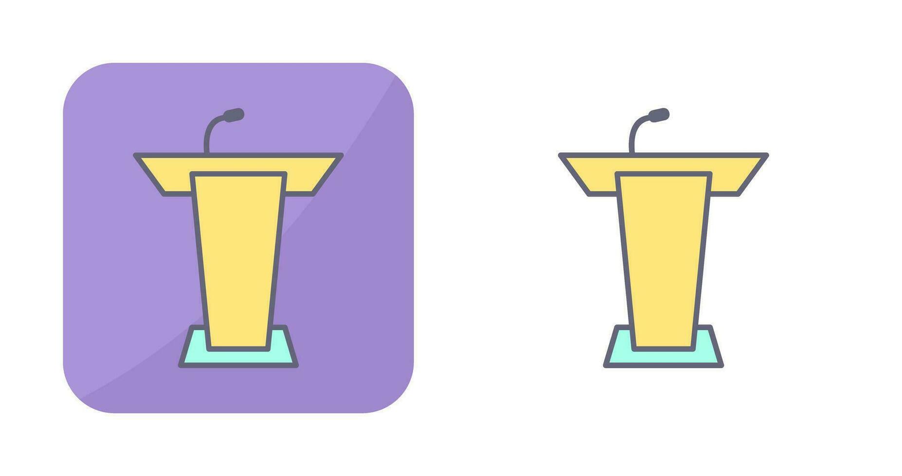 Podium Vector Icon