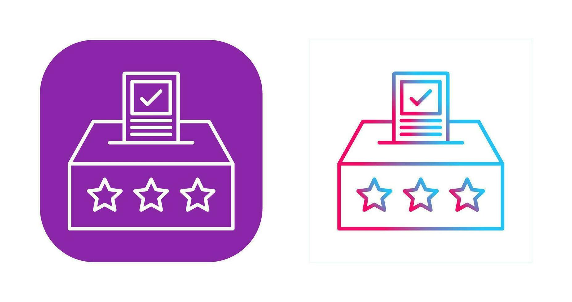 Ballot Vector Icon