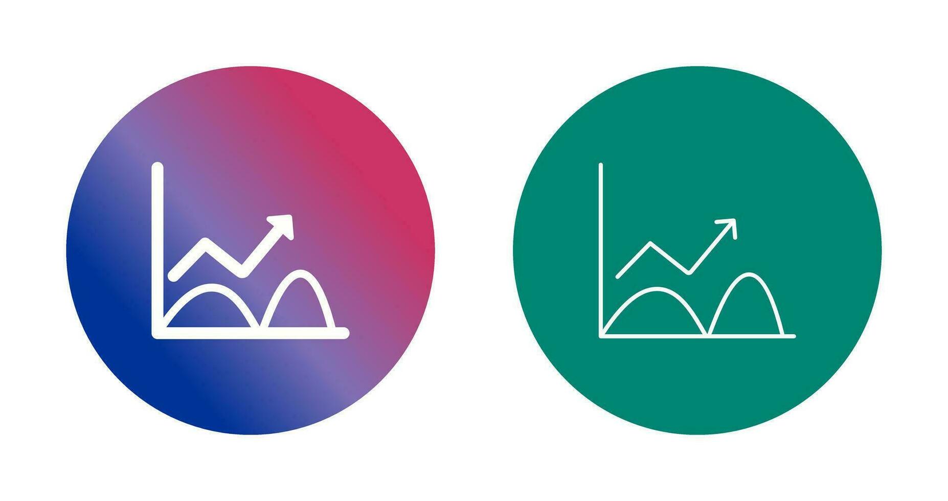 Trend in Graph Vector Icon