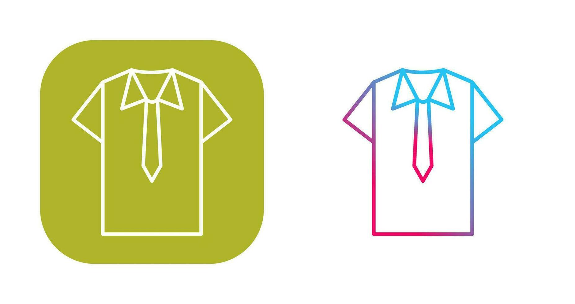 Shirt and Tie Vector Icon