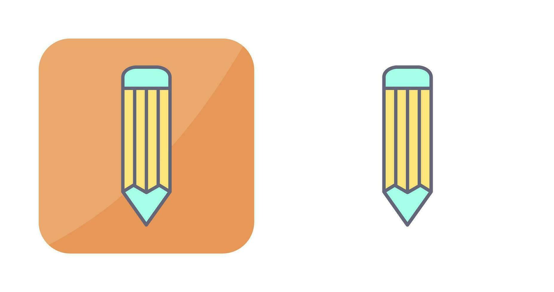 Unique Pencil Vector Icon