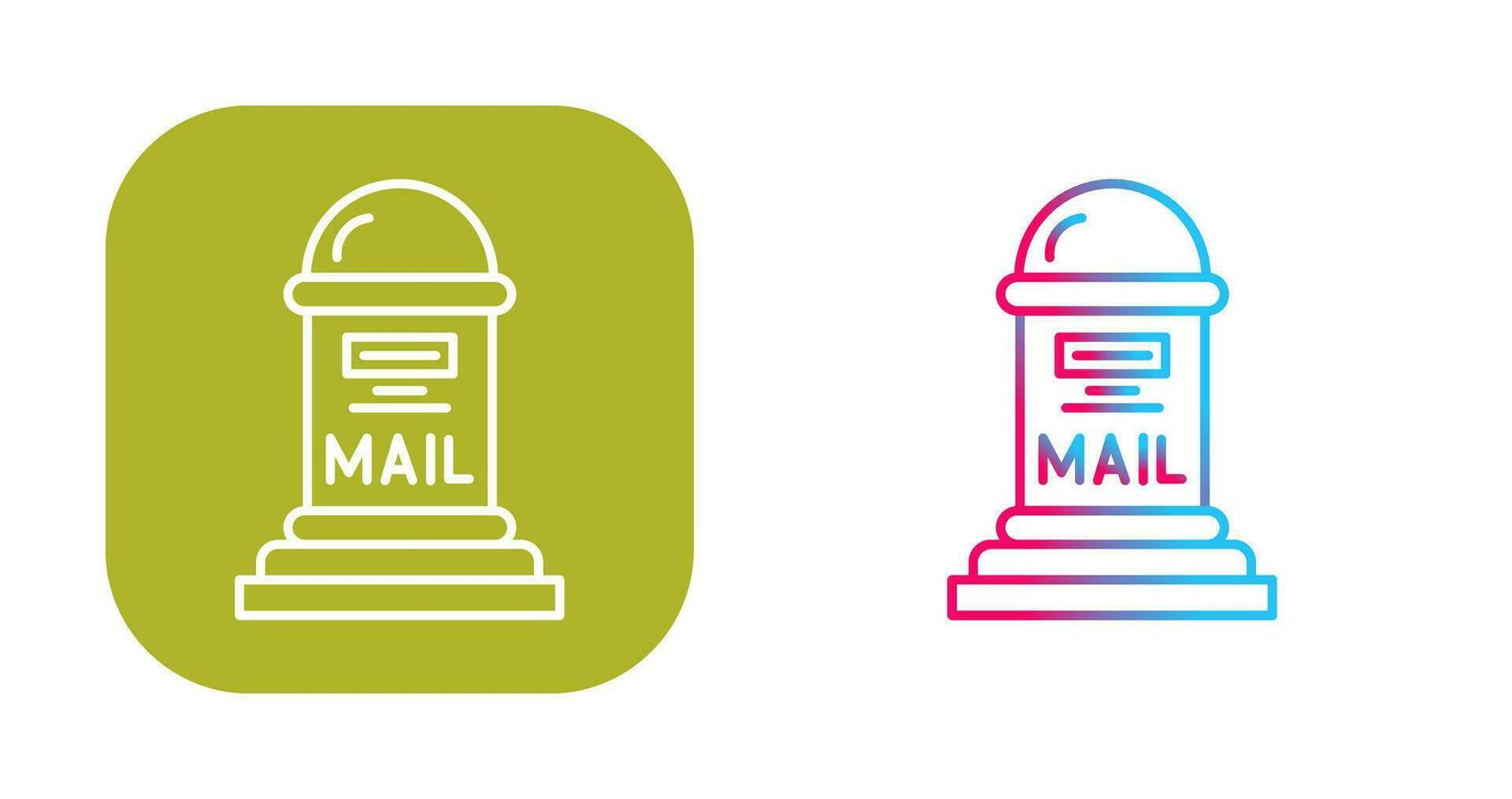 Mail Box Vector Icon