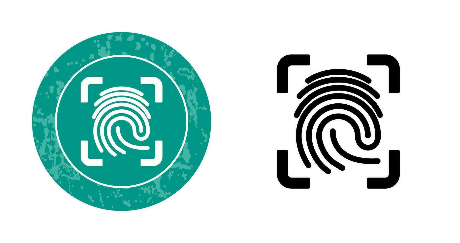 Finger Print Vector Icon