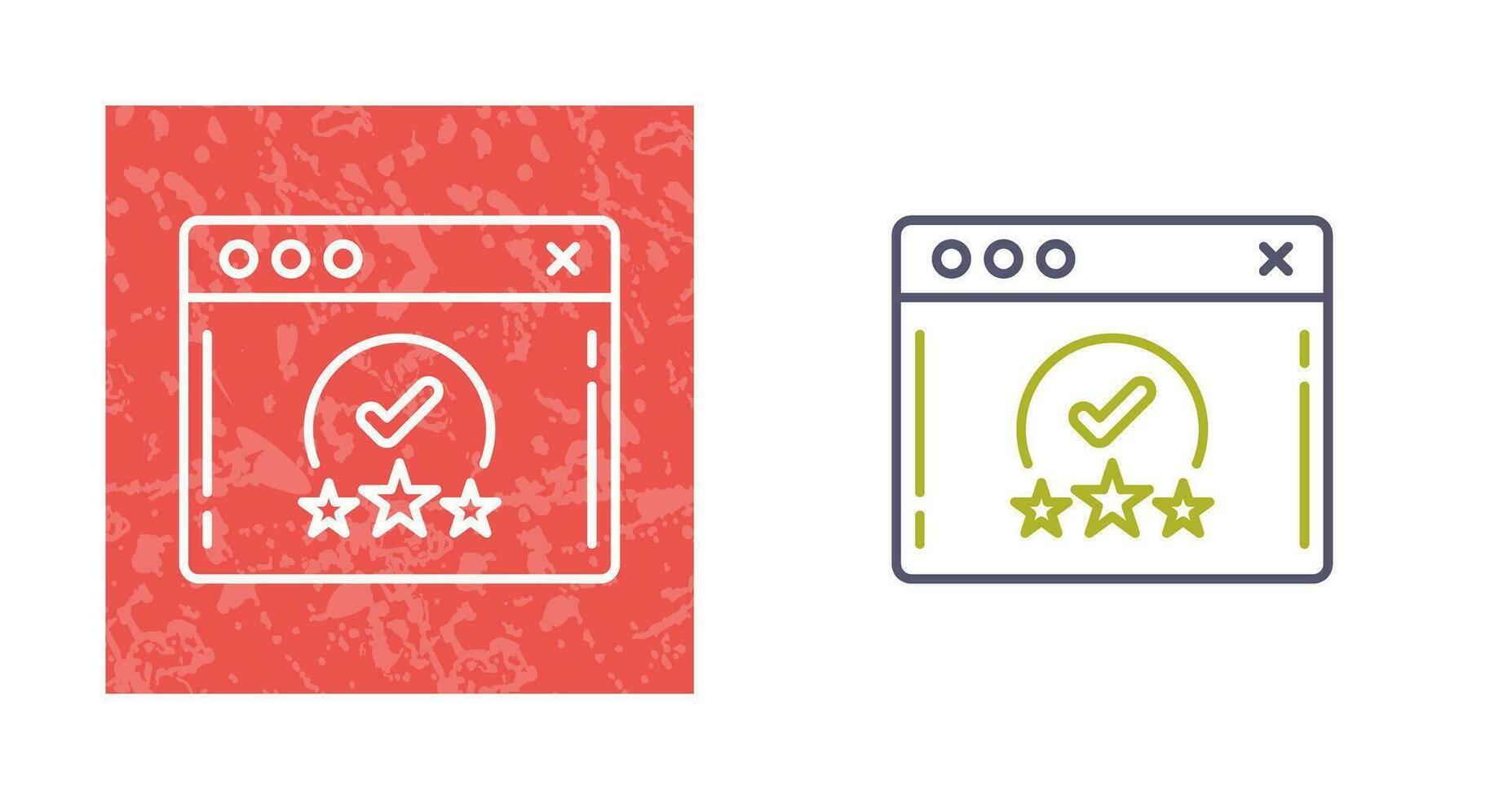 Rating Vector Icon