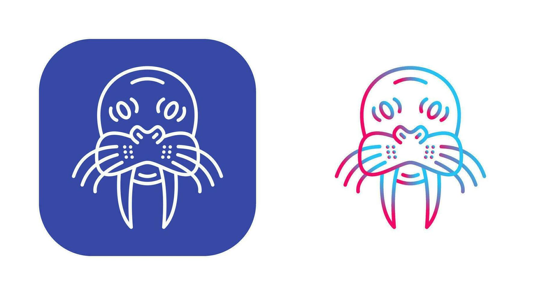 Walrus Vector Icon