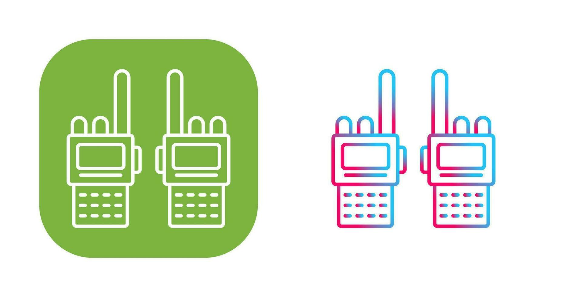 Walkie Talkie Vector Icon