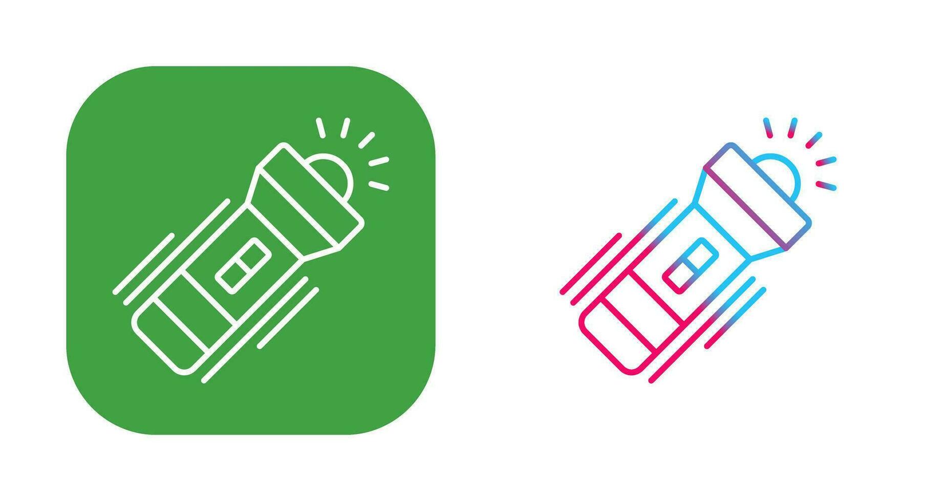 Flashlight Vector Icon