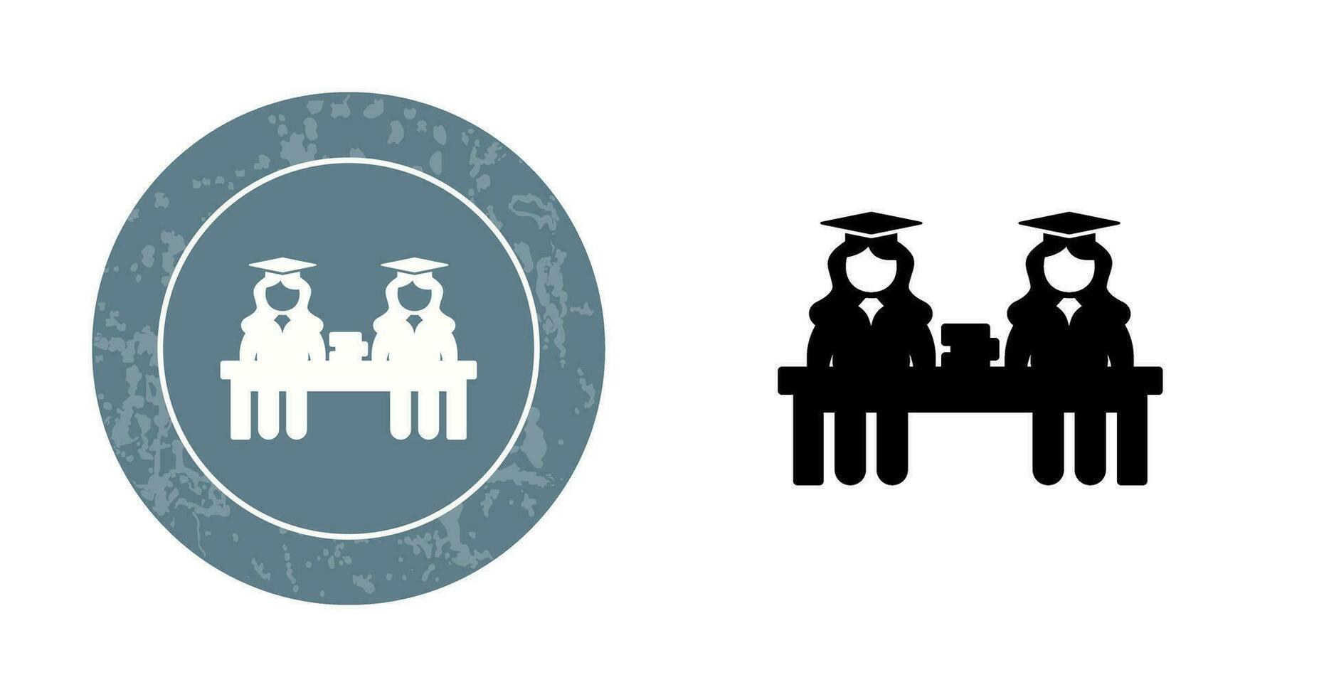 Unique Combined Study Vector Icon