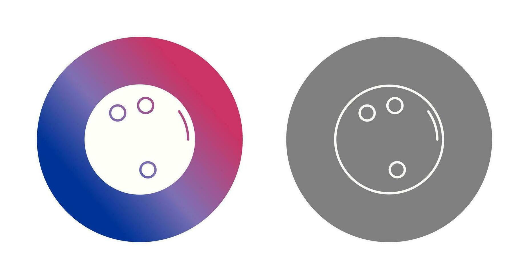 Bowling Ball Vector Icon