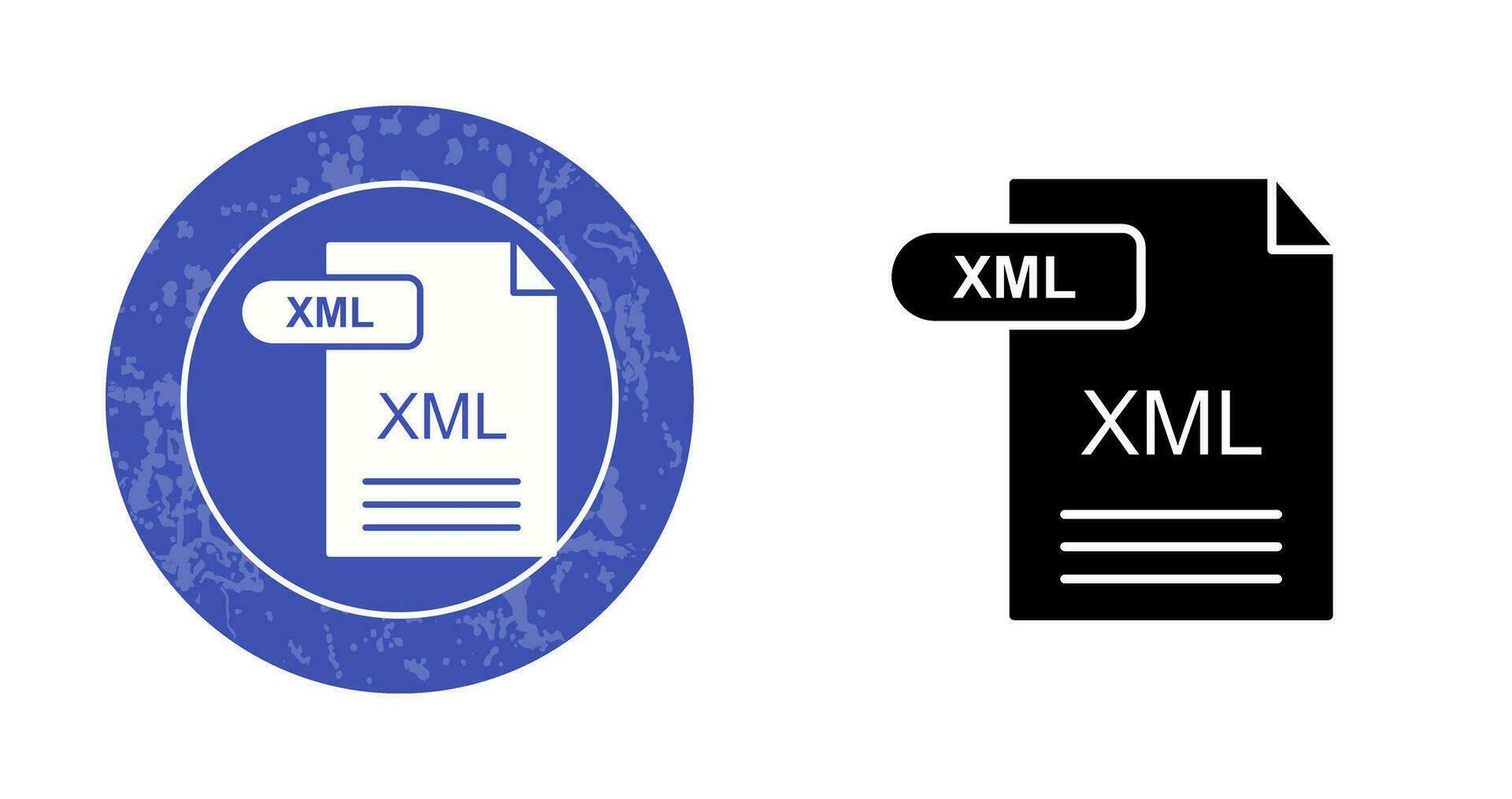 XML Vector Icon
