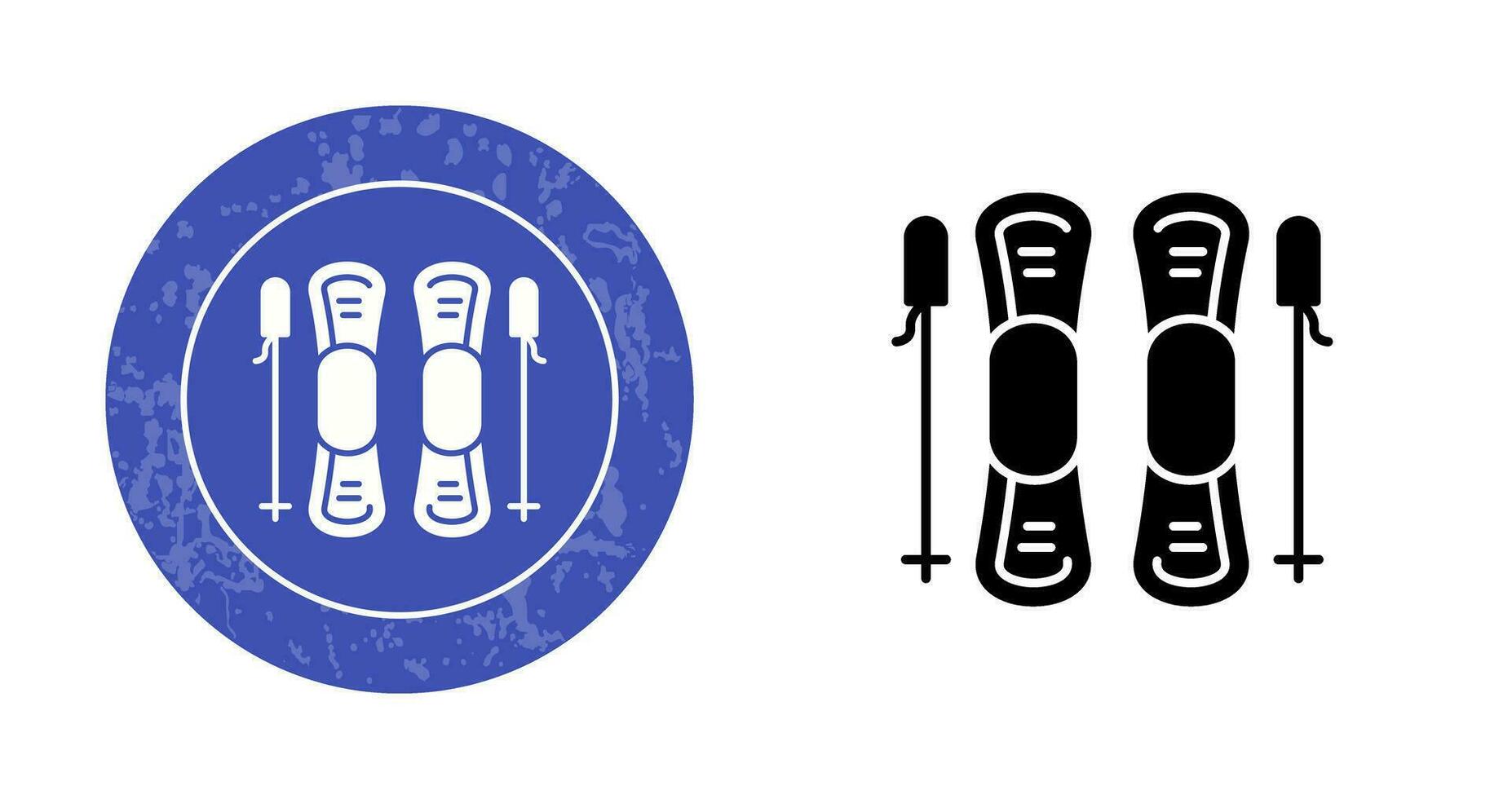 Ski Vector Icon