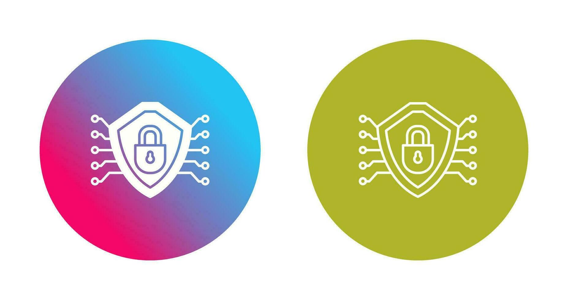 Cyber Security Vector Icon