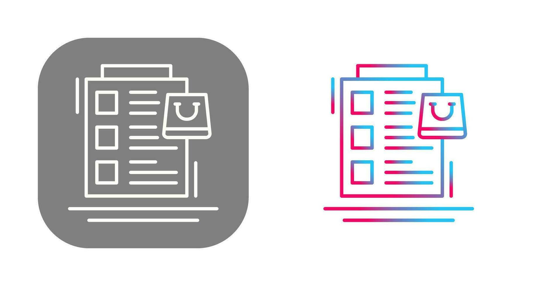 Wish List Vector Icon