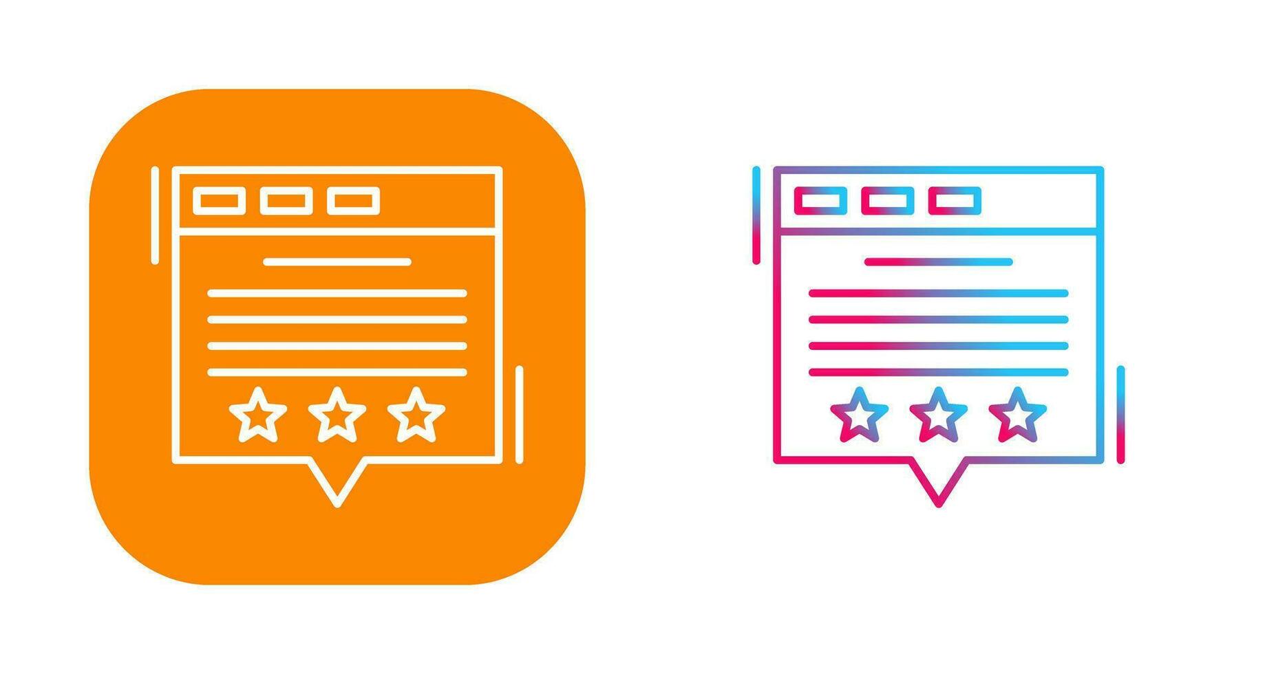 Review Vector Icon