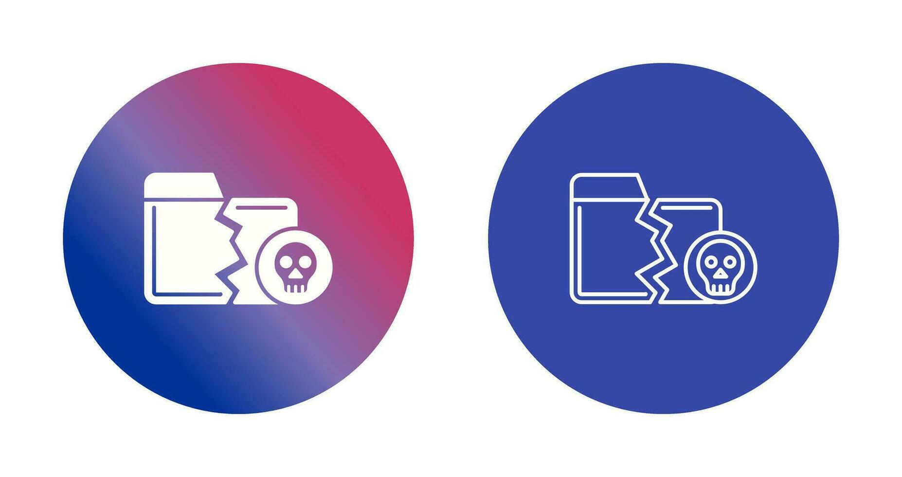 Infected Files Vector Icon