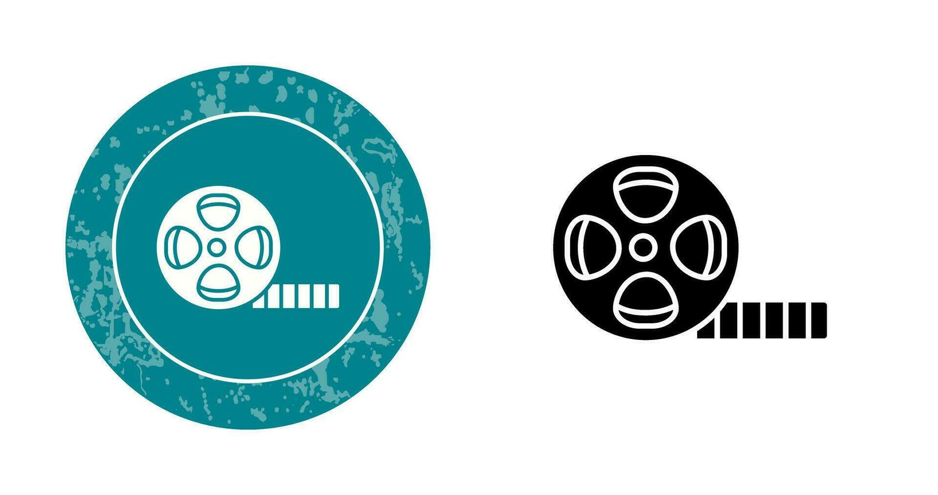 Film Reel Vector Icon